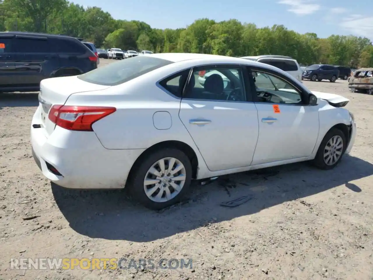 3 fotografías del automóvil dañado 3N1AB7AP8KY307625 NISSAN SENTRA 2019