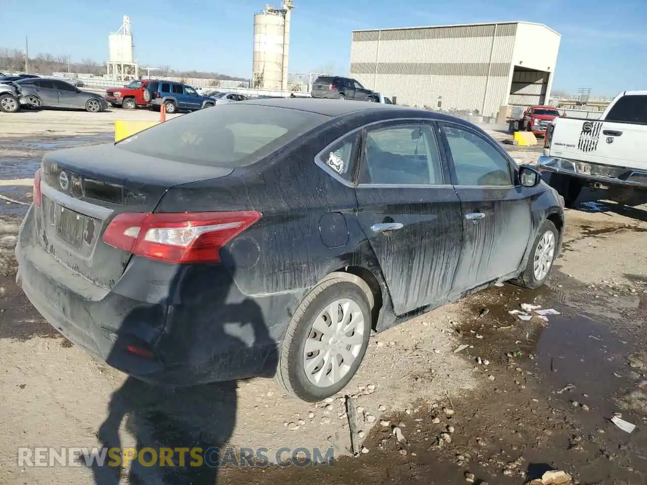 3 Photograph of a damaged car 3N1AB7AP8KY336834 NISSAN SENTRA 2019