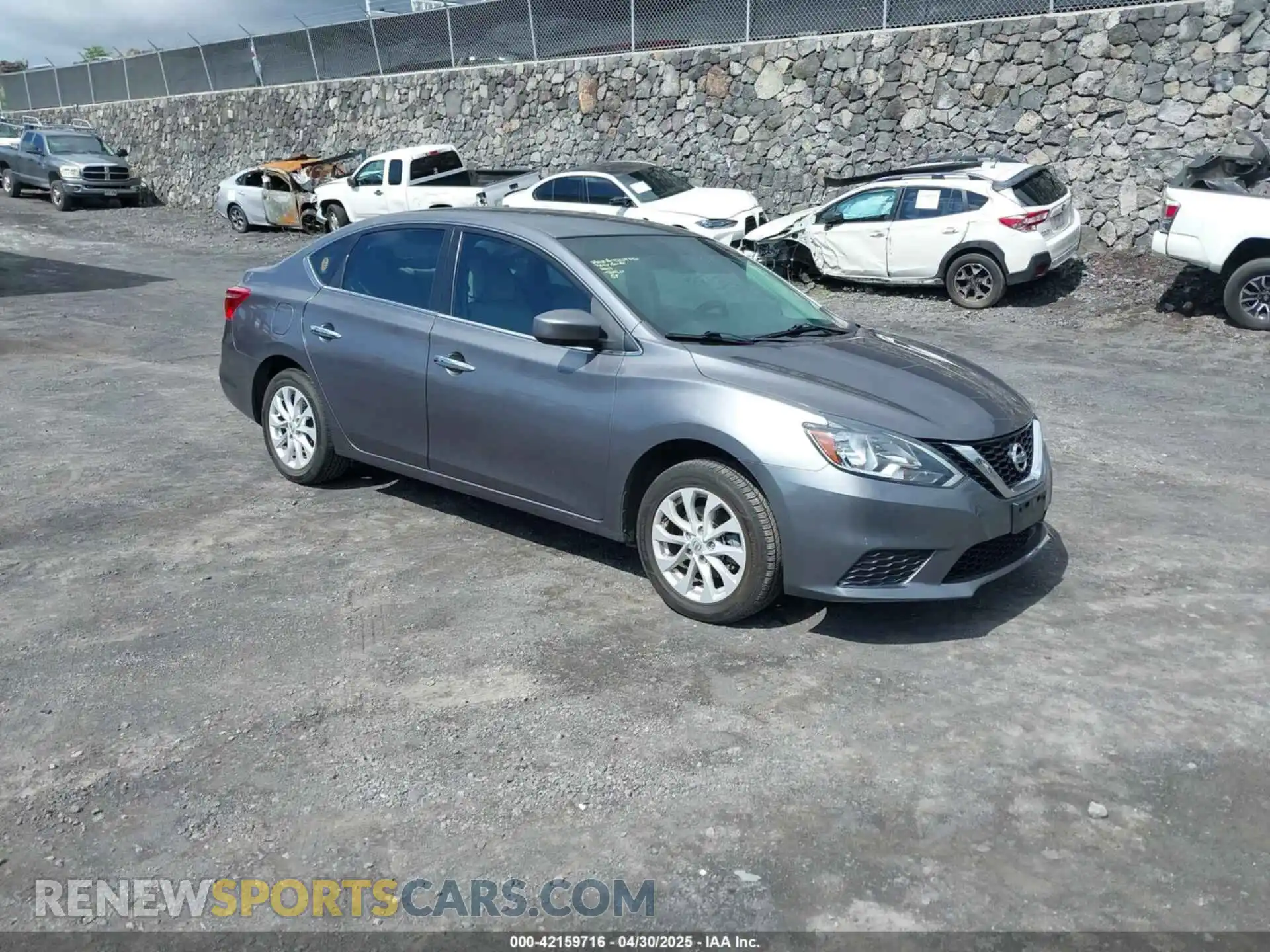 1 fotografías del automóvil dañado 3N1AB7AP8KY348708 NISSAN SENTRA 2019