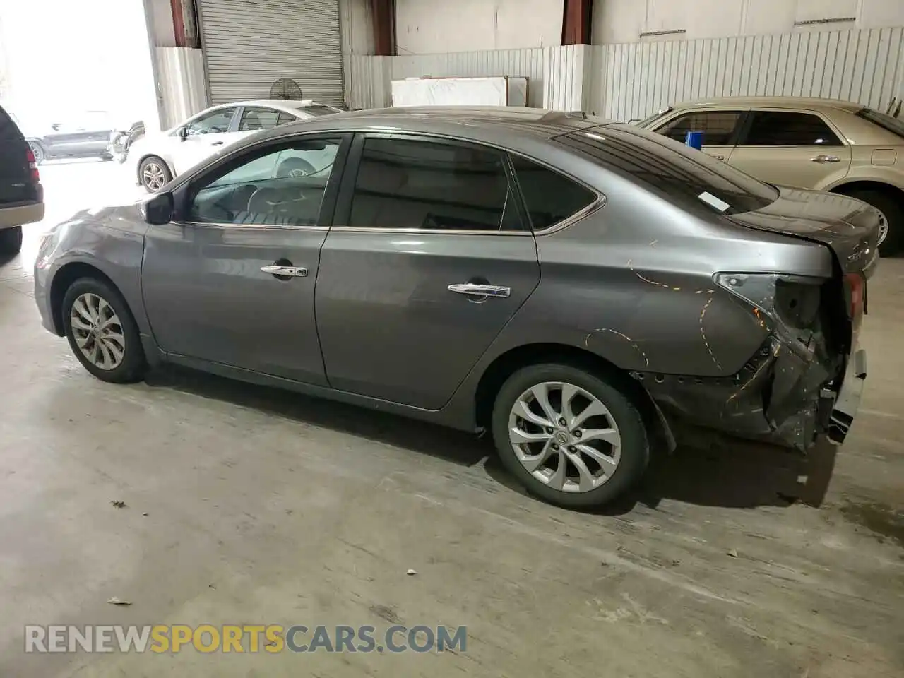 2 Photograph of a damaged car 3N1AB7AP8KY366500 NISSAN SENTRA 2019