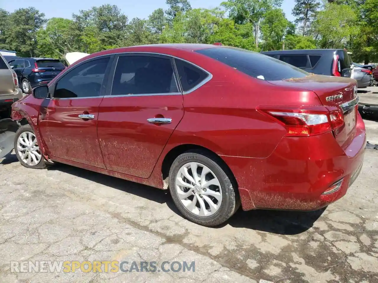 2 Photograph of a damaged car 3N1AB7AP8KY452891 NISSAN SENTRA 2019
