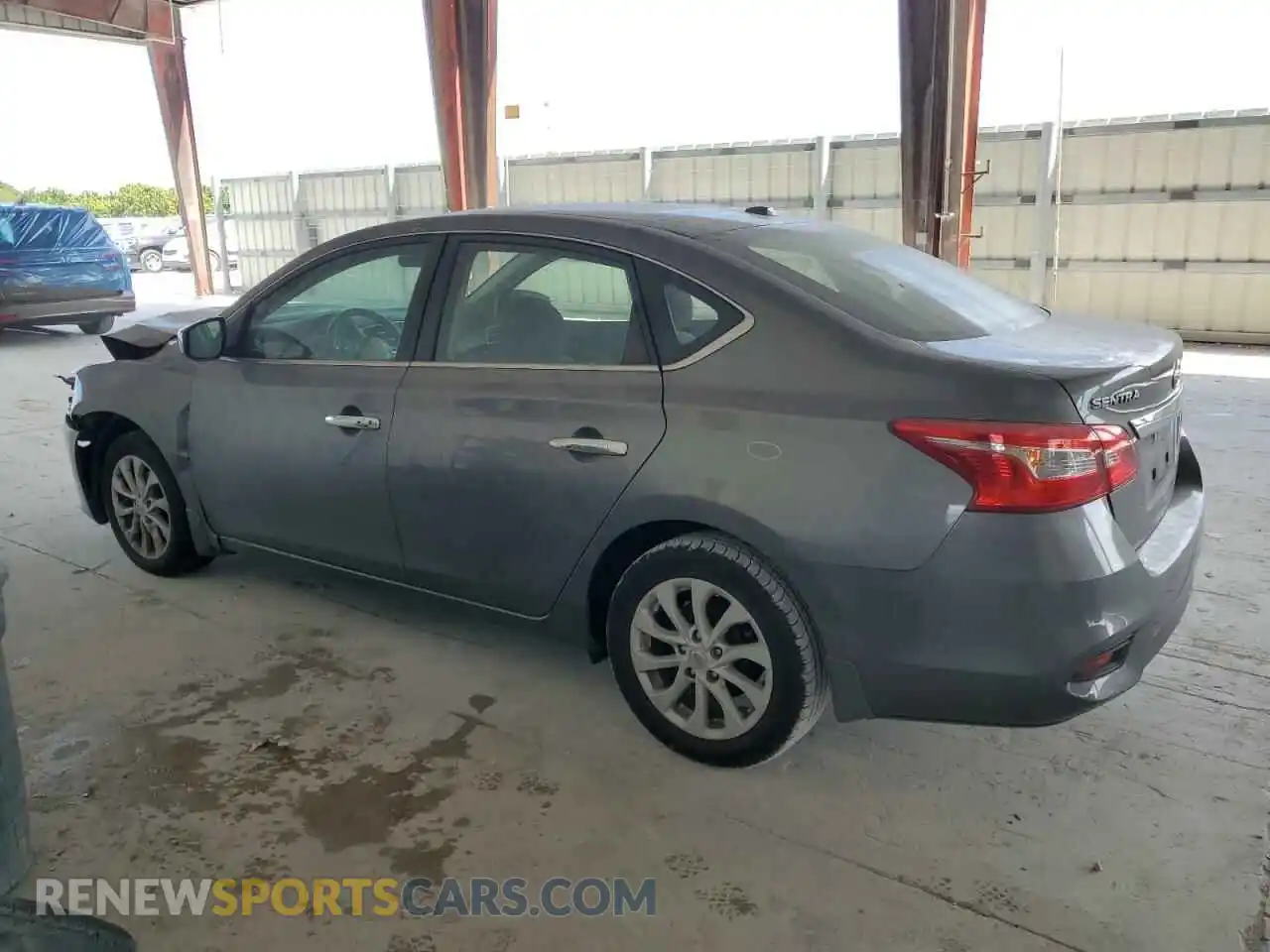 2 Photograph of a damaged car 3N1AB7AP9KL607459 NISSAN SENTRA 2019