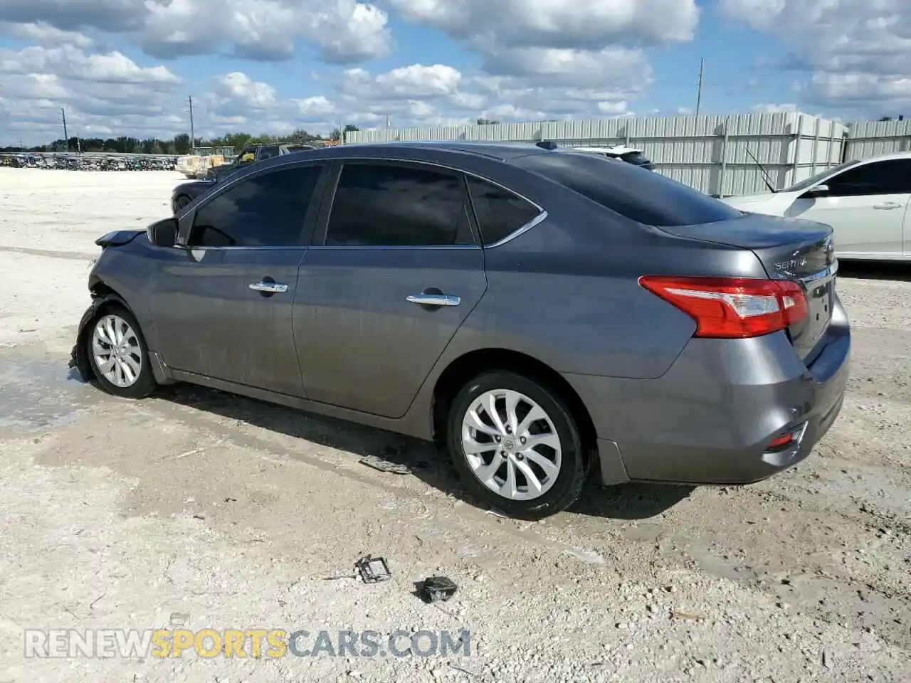 2 Photograph of a damaged car 3N1AB7AP9KL609342 NISSAN SENTRA 2019