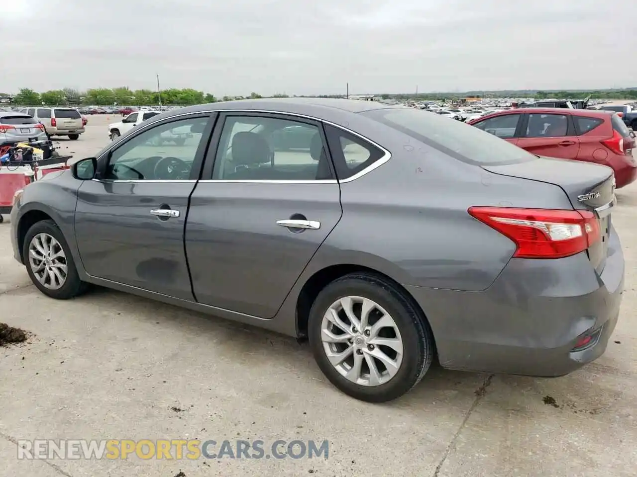 2 Photograph of a damaged car 3N1AB7AP9KL628375 NISSAN SENTRA 2019