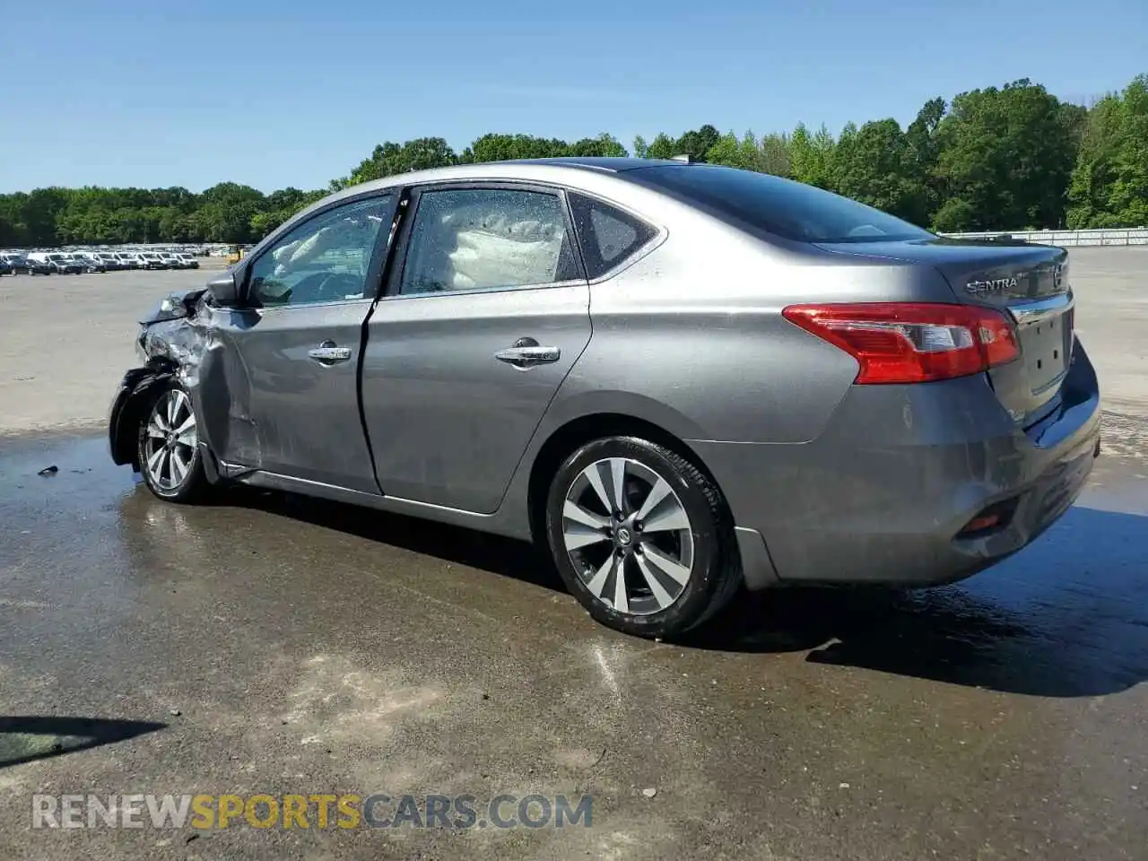 2 fotografías del automóvil dañado 3N1AB7AP9KY206089 NISSAN SENTRA 2019
