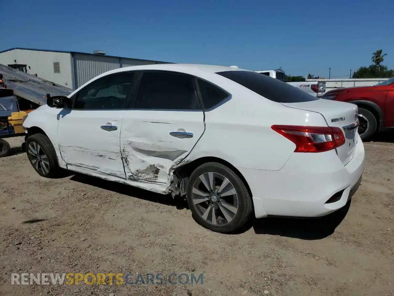 2 Photograph of a damaged car 3N1AB7AP9KY216671 NISSAN SENTRA 2019