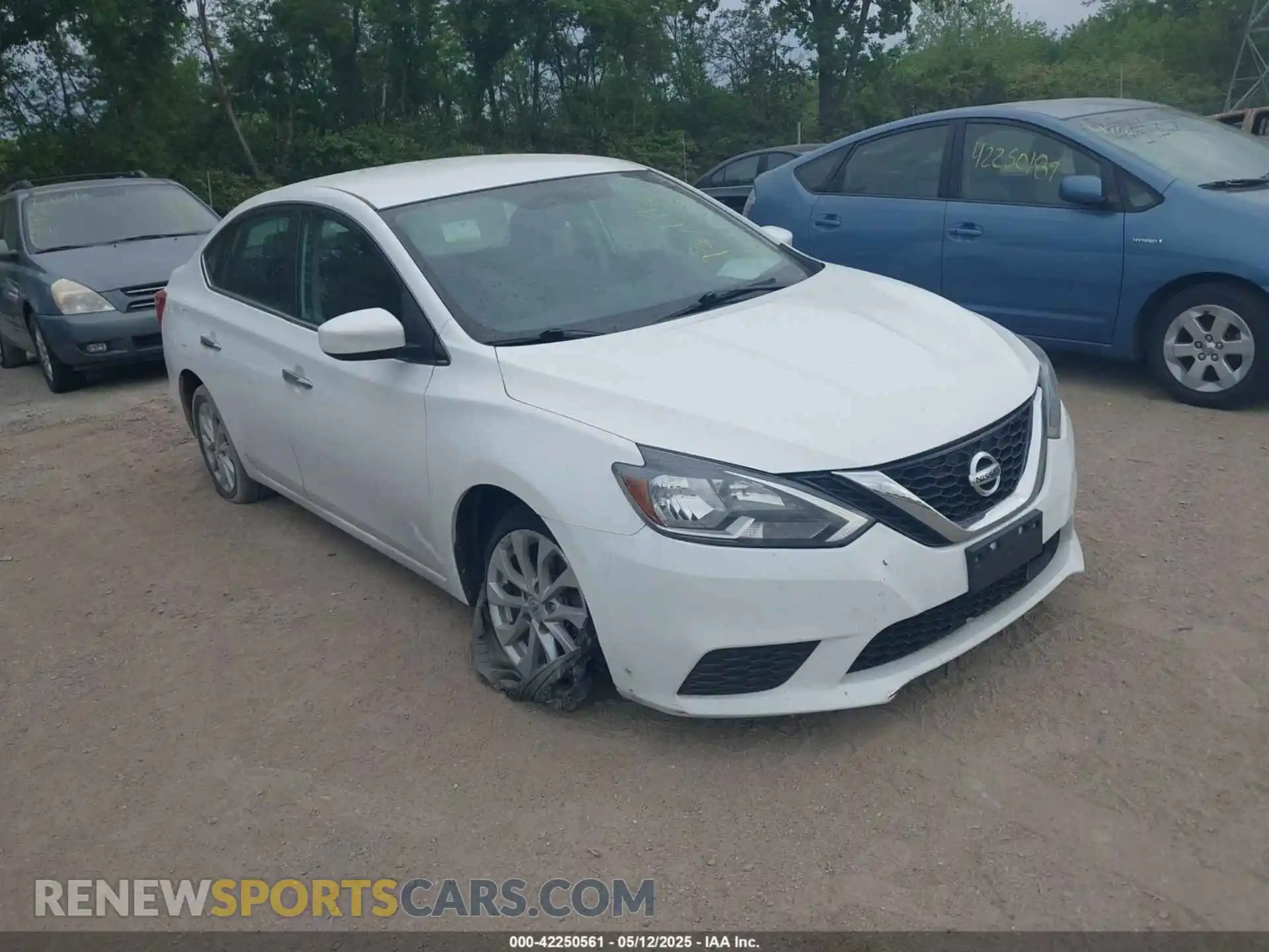 1 Photograph of a damaged car 3N1AB7AP9KY229727 NISSAN SENTRA 2019