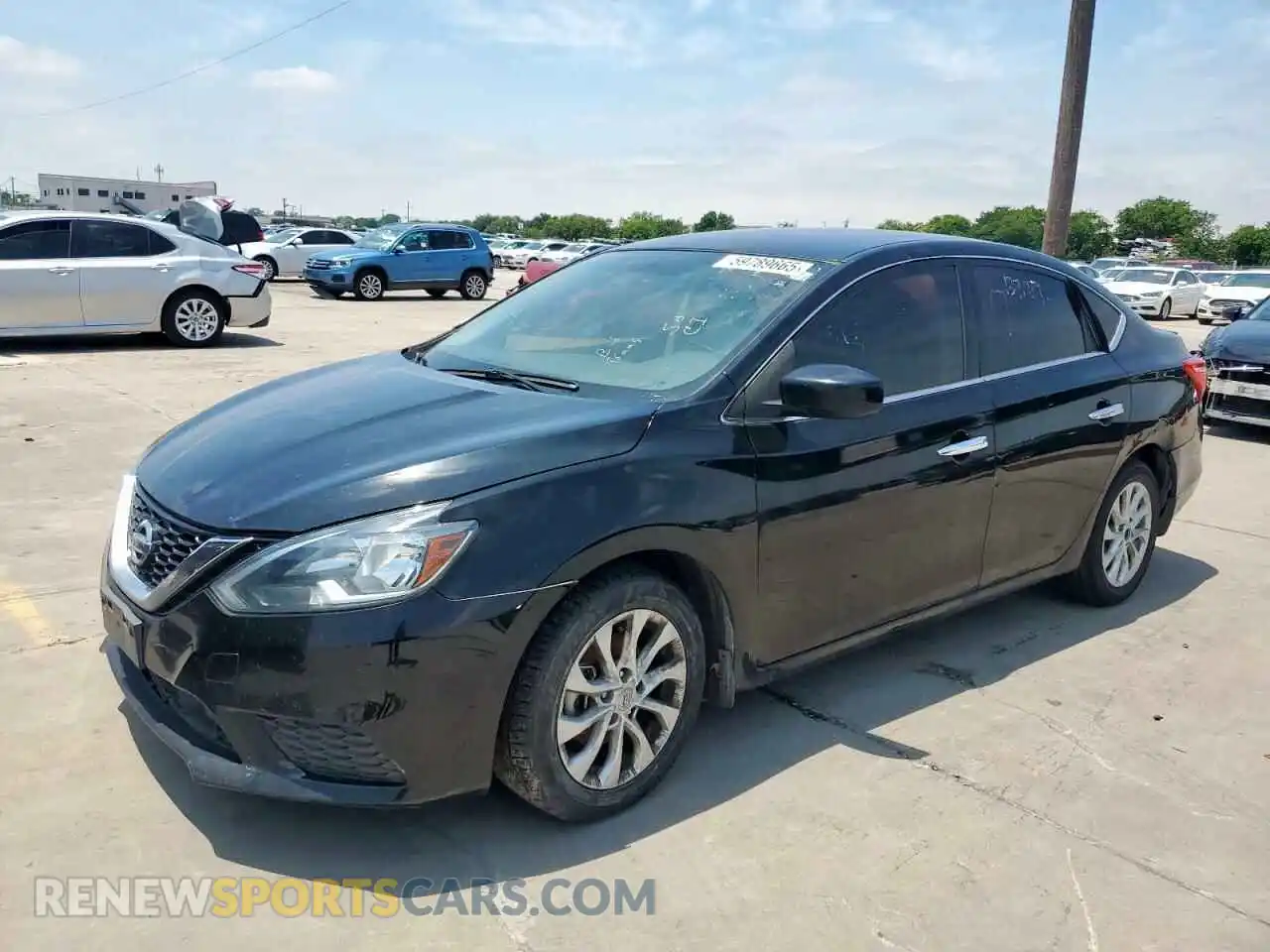 1 Photograph of a damaged car 3N1AB7AP9KY230358 NISSAN SENTRA 2019