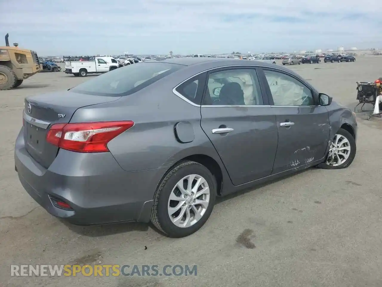 3 fotografías del automóvil dañado 3N1AB7AP9KY292682 NISSAN SENTRA 2019