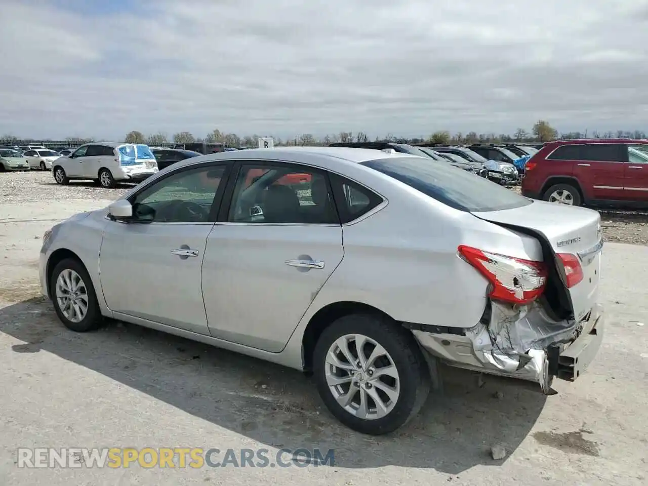 2 Photograph of a damaged car 3N1AB7AP9KY314132 NISSAN SENTRA 2019
