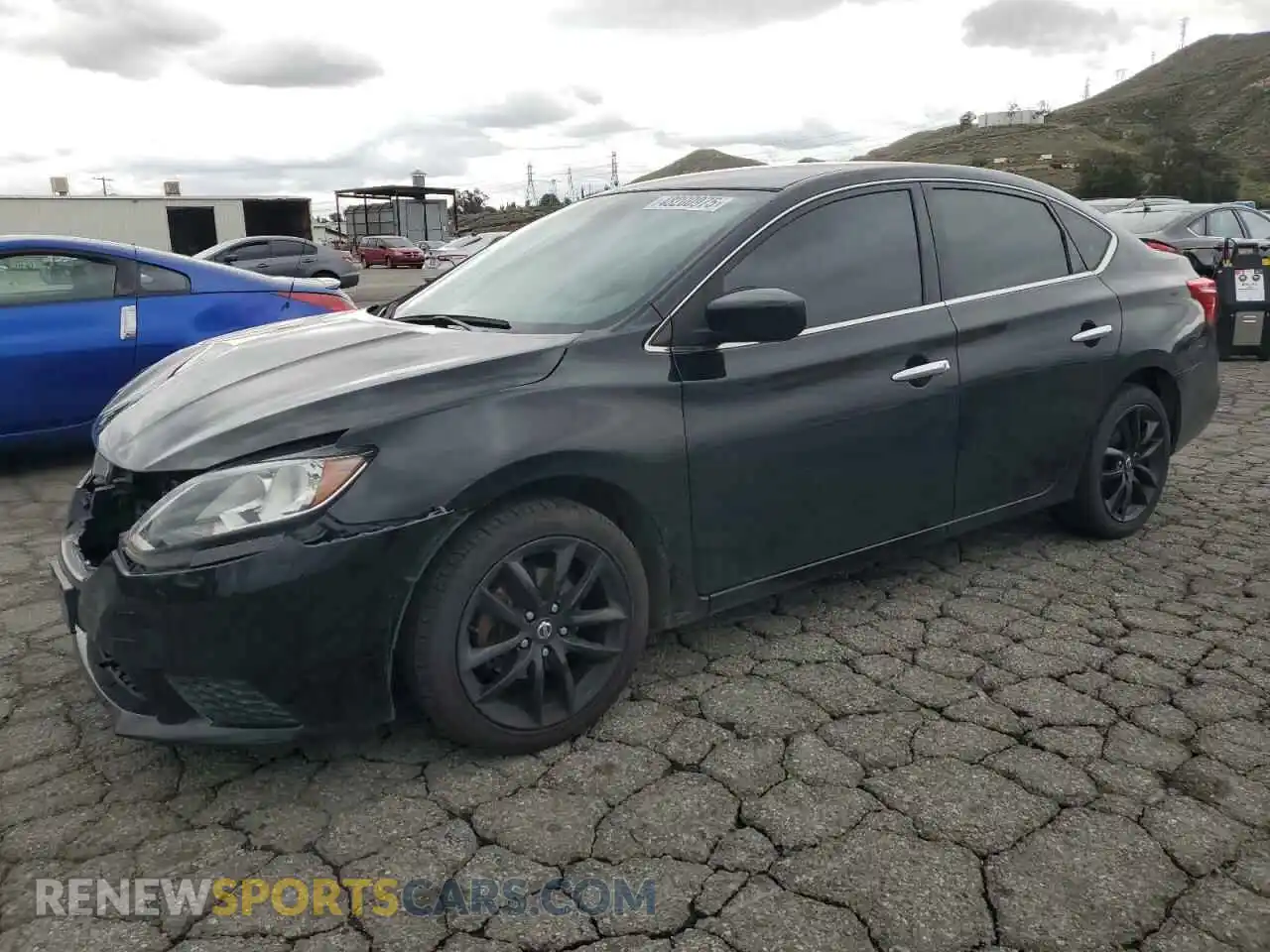 1 Photograph of a damaged car 3N1AB7AP9KY344232 NISSAN SENTRA 2019