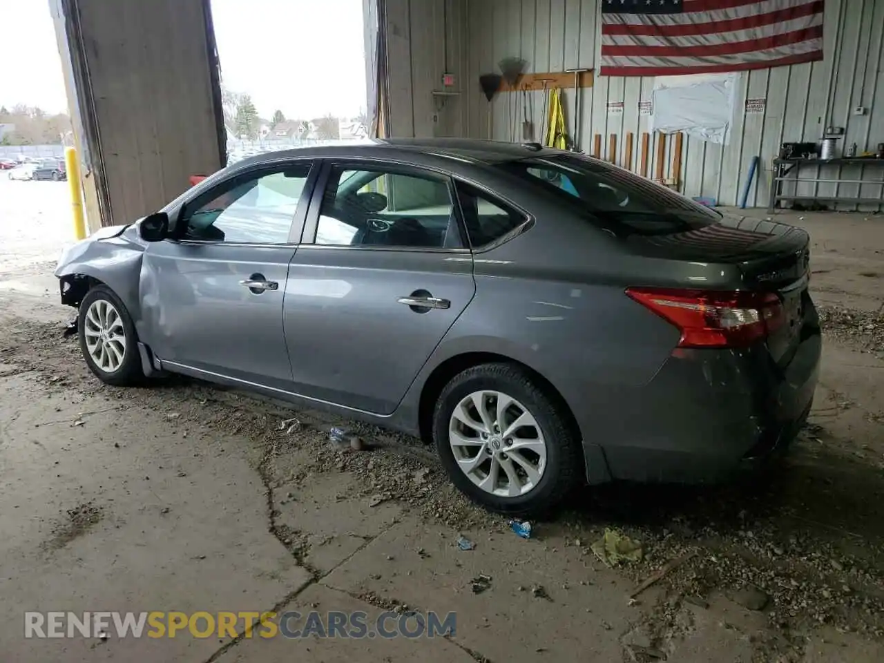 2 Photograph of a damaged car 3N1AB7AP9KY457680 NISSAN SENTRA 2019