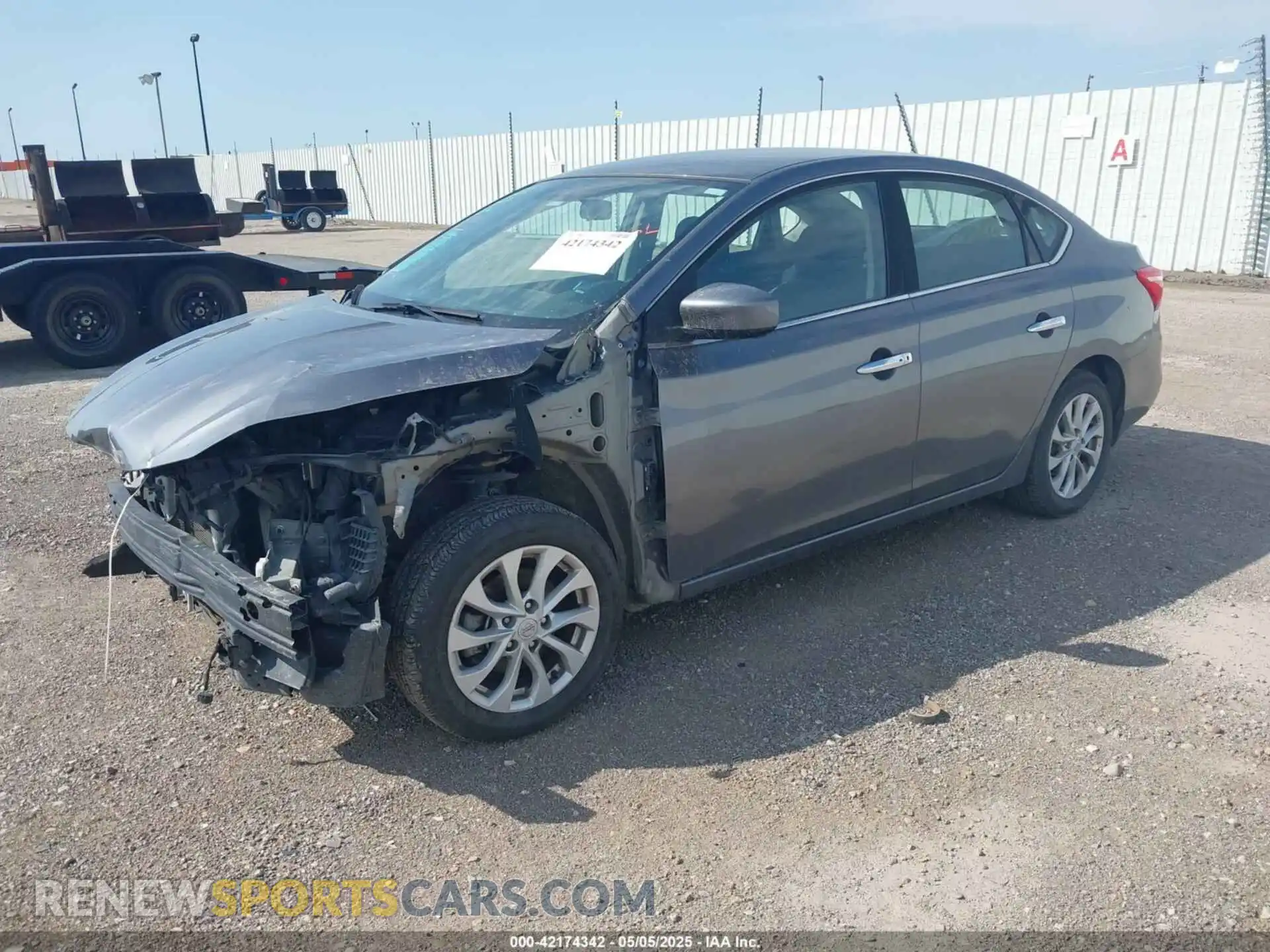 2 Photograph of a damaged car 3N1AB7APXKL607003 NISSAN SENTRA 2019