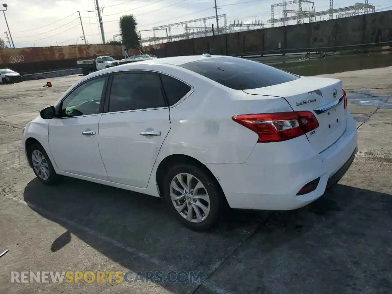 2 Photograph of a damaged car 3N1AB7APXKL612654 NISSAN SENTRA 2019