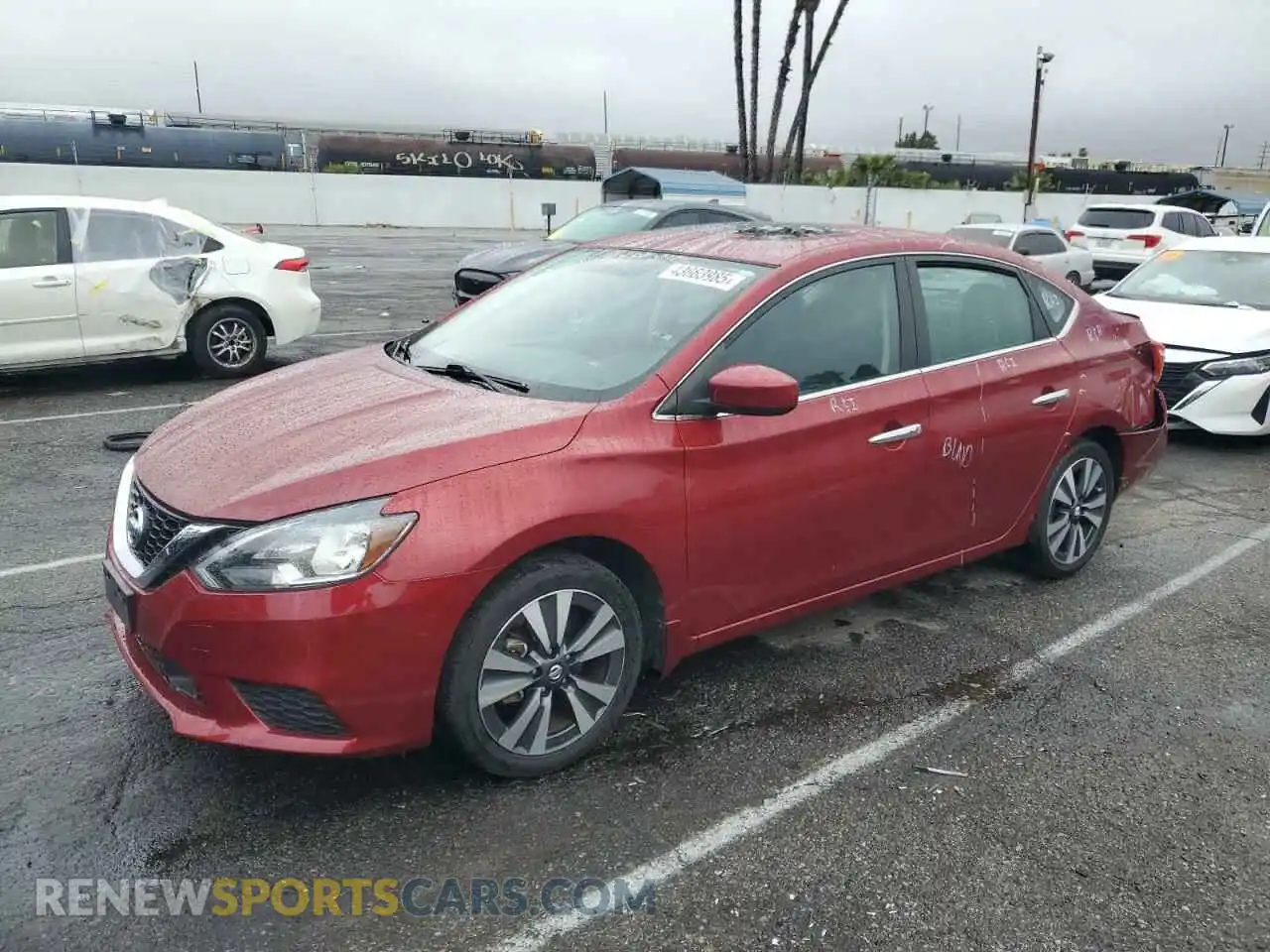 1 Photograph of a damaged car 3N1AB7APXKY210751 NISSAN SENTRA 2019