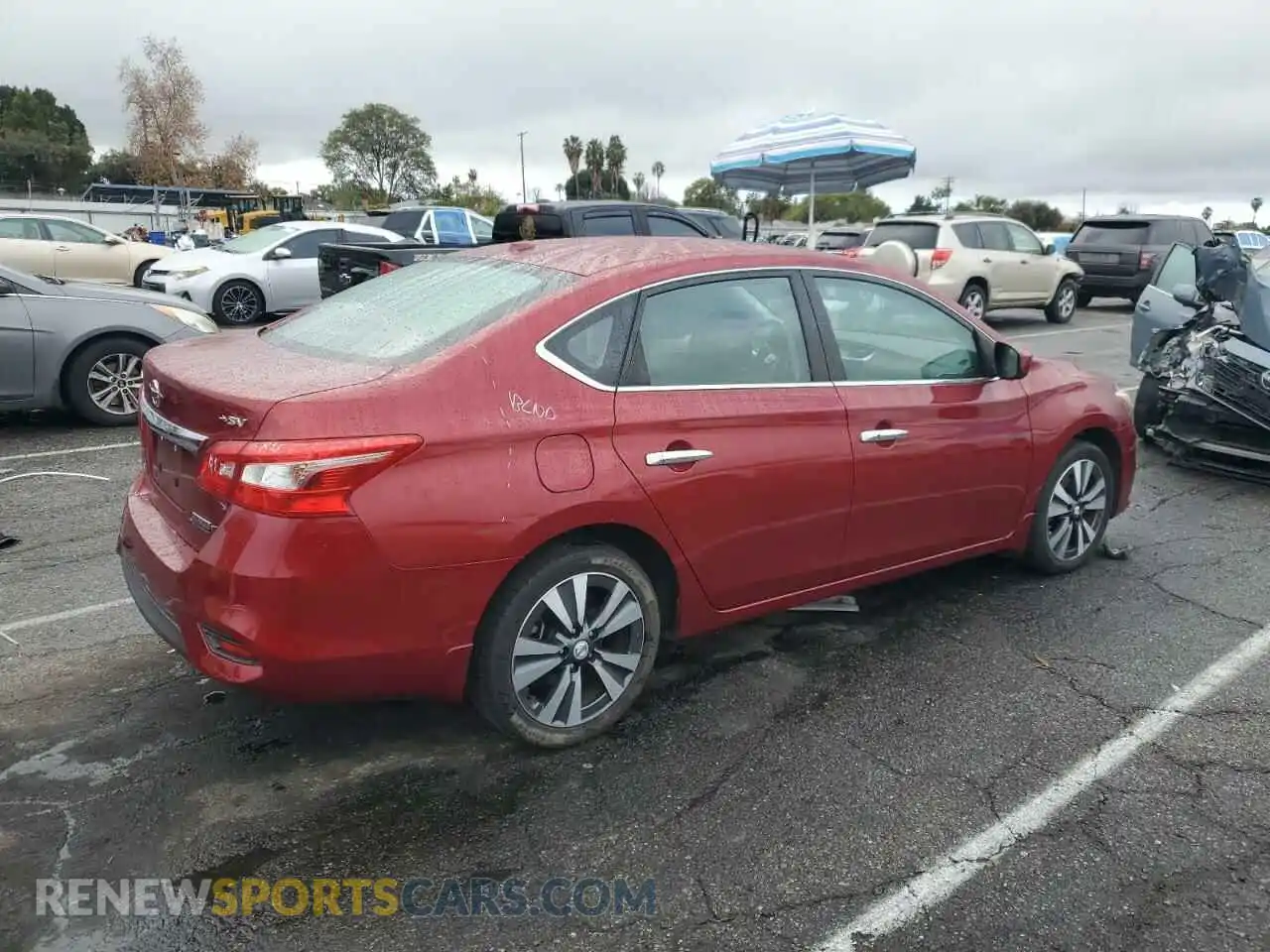 3 Photograph of a damaged car 3N1AB7APXKY210751 NISSAN SENTRA 2019