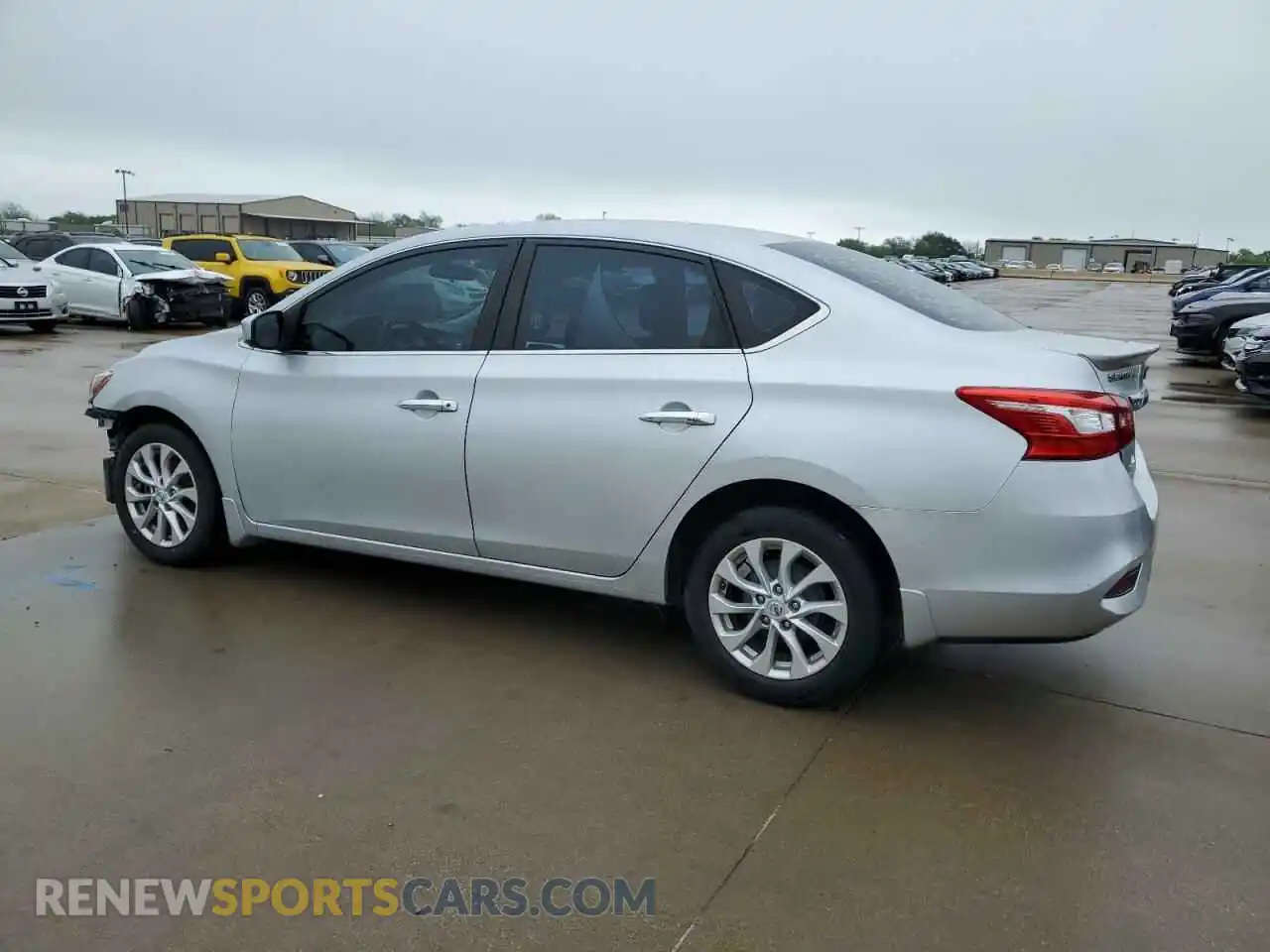 2 Photograph of a damaged car 3N1AB7APXKY215917 NISSAN SENTRA 2019