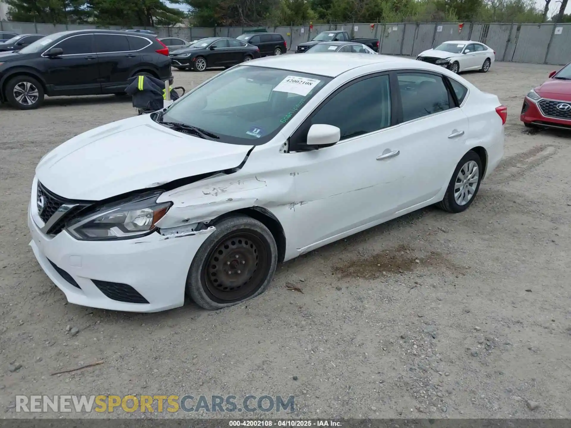 2 Photograph of a damaged car 3N1AB7APXKY228019 NISSAN SENTRA 2019
