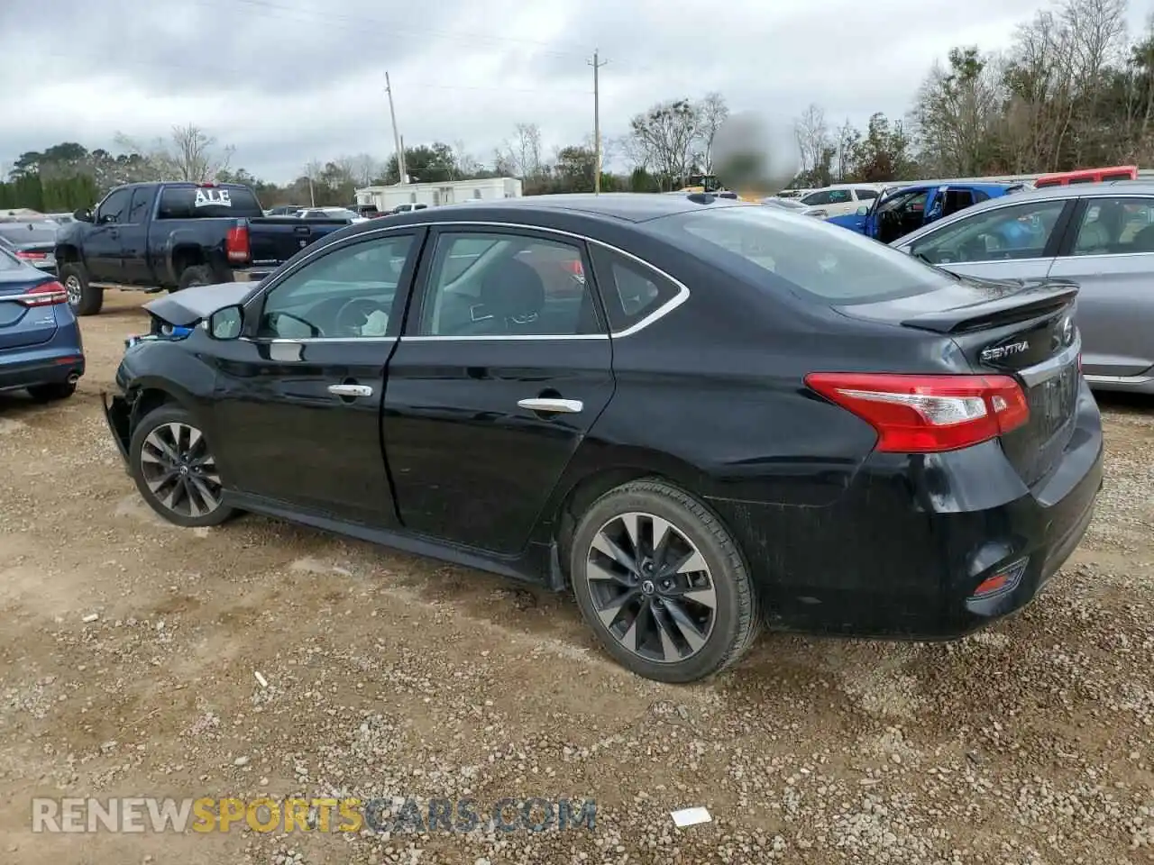 2 Photograph of a damaged car 3N1AB7APXKY286308 NISSAN SENTRA 2019