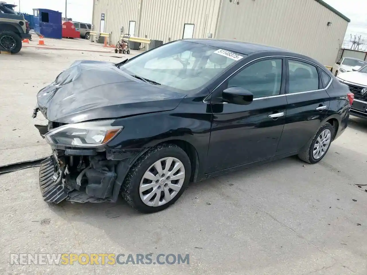1 Фотография поврежденного автомобиля 3N1AB7APXKY342103 NISSAN SENTRA 2019