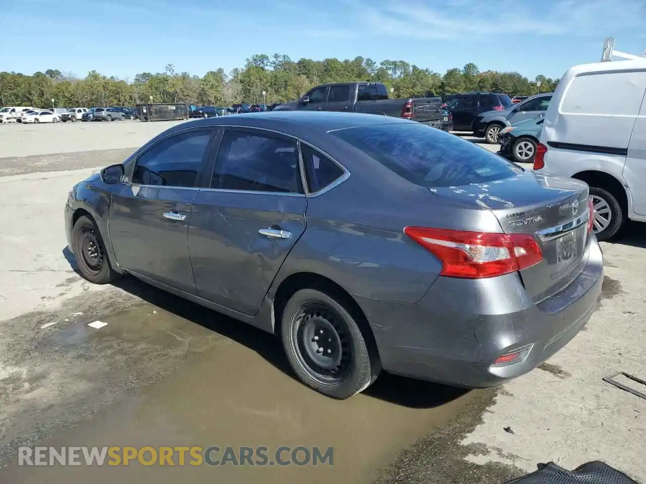 2 fotografías del automóvil dañado 3N1AB7APXKY356325 NISSAN SENTRA 2019
