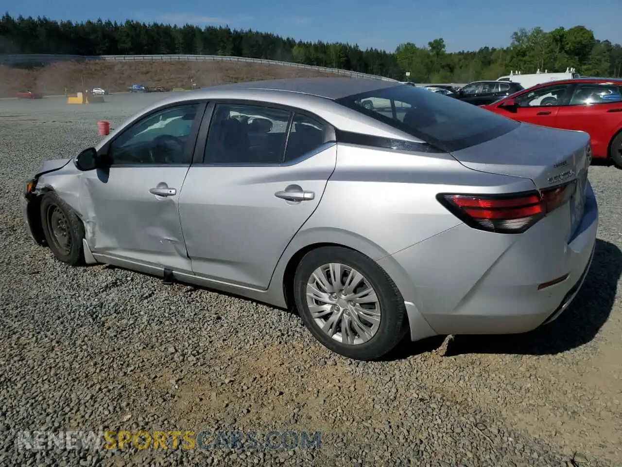 2 fotografías del automóvil dañado 3N1AB8BV9LY222281 NISSAN SENTRA 2020