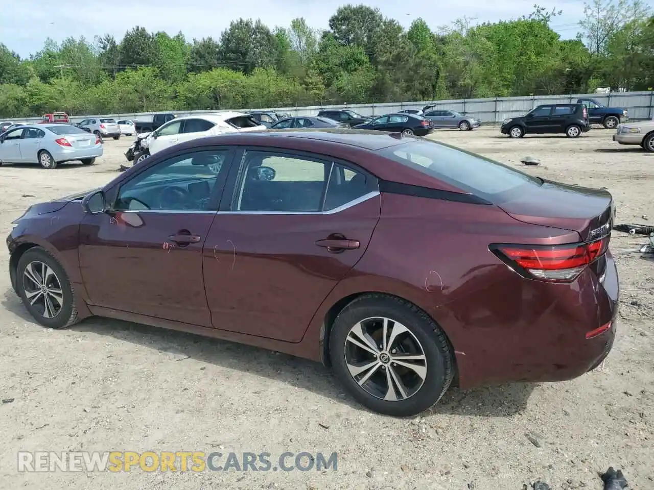 2 Photograph of a damaged car 3N1AB8CV1LY305122 NISSAN SENTRA 2020