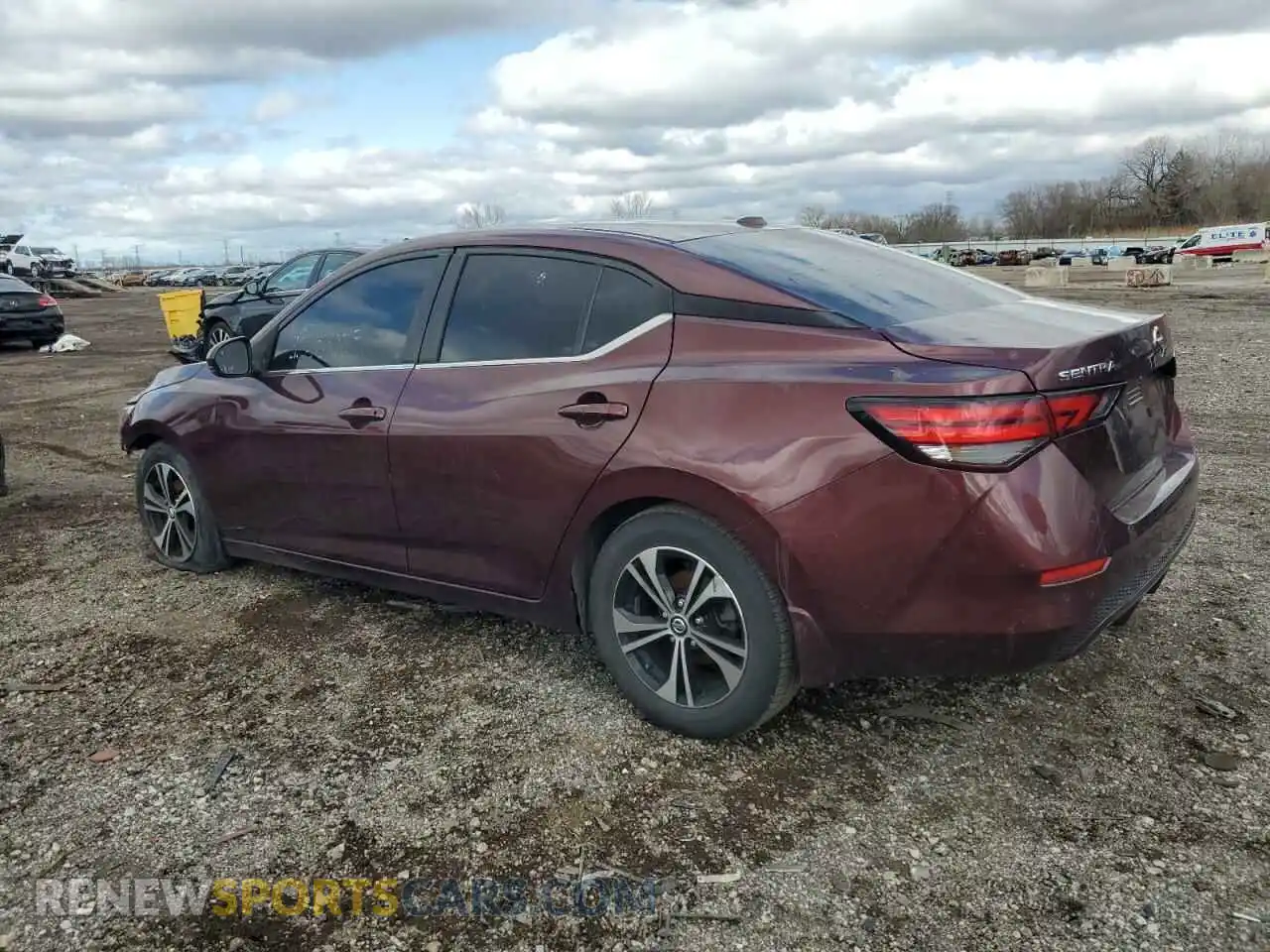 2 Photograph of a damaged car 3N1AB8CV6LY238128 NISSAN SENTRA 2020