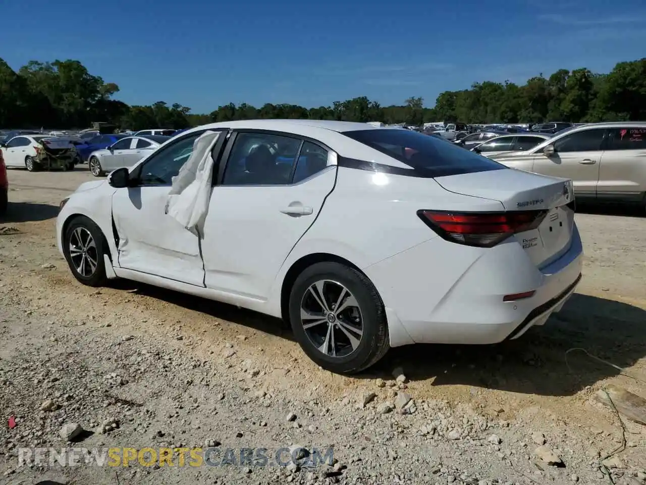 2 Photograph of a damaged car 3N1AB8CV8LY227051 NISSAN SENTRA 2020