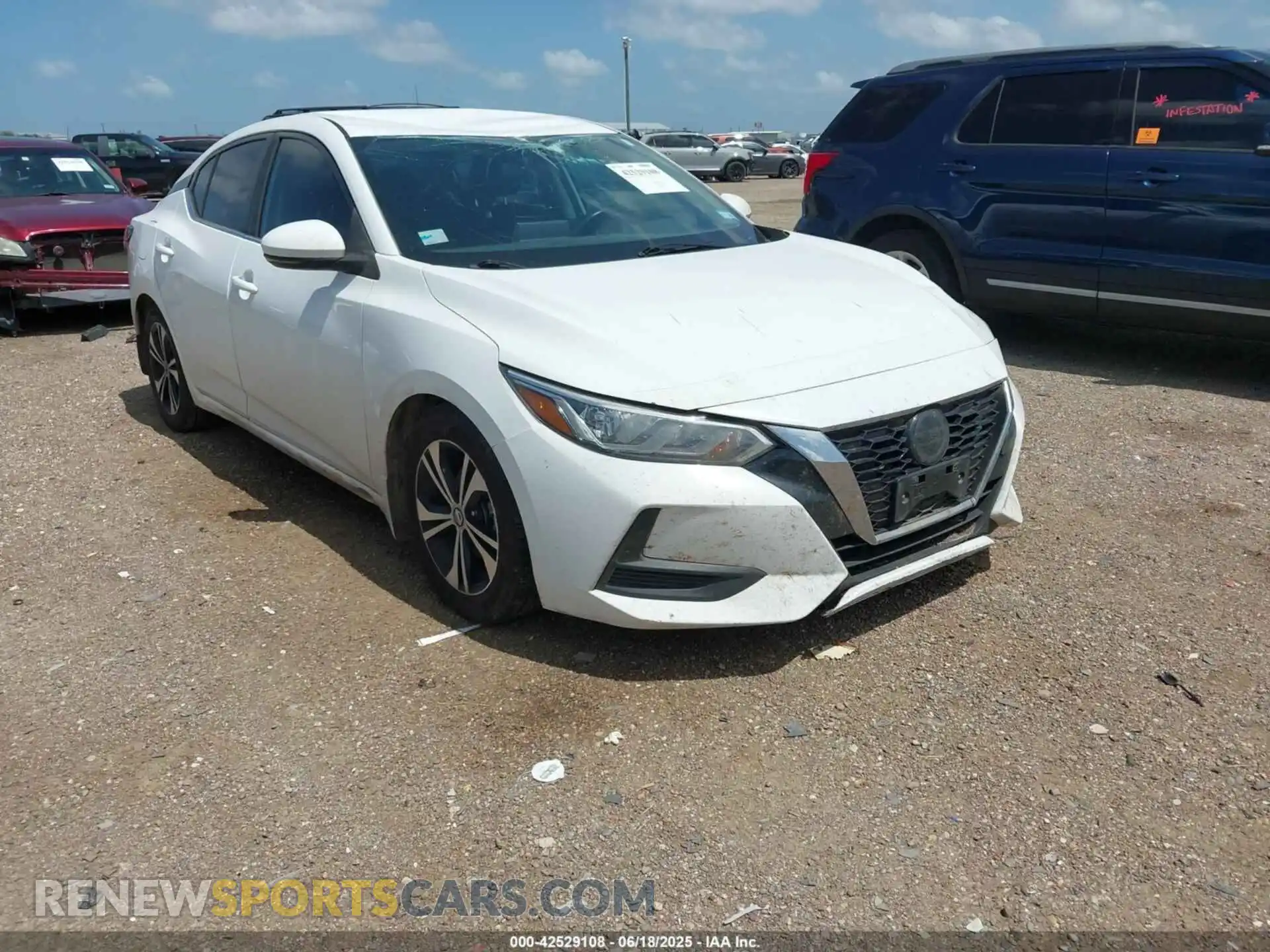 1 Фотография поврежденного автомобиля 3N1AB8CVXLY237953 NISSAN SENTRA 2020