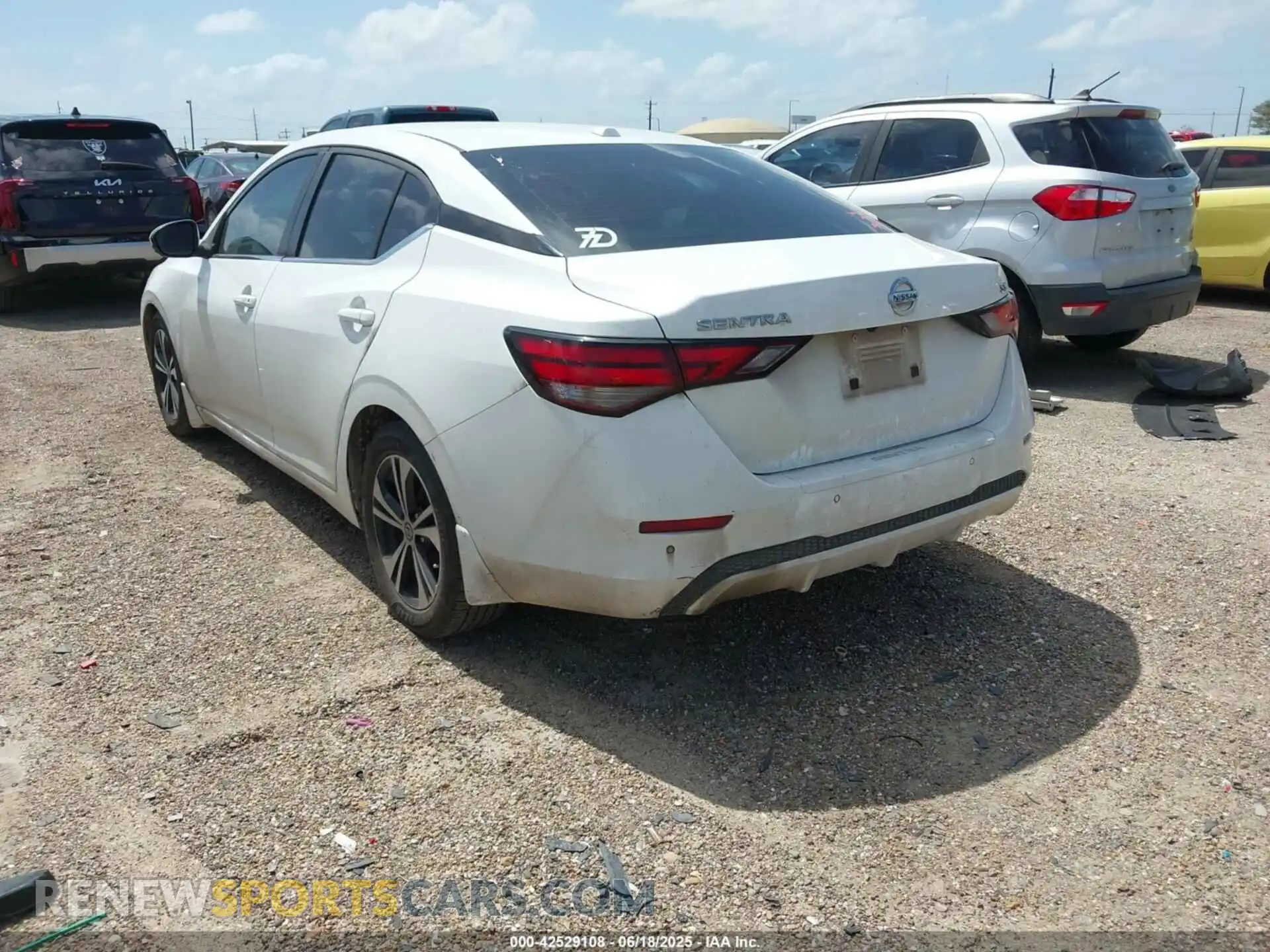3 Фотография поврежденного автомобиля 3N1AB8CVXLY237953 NISSAN SENTRA 2020