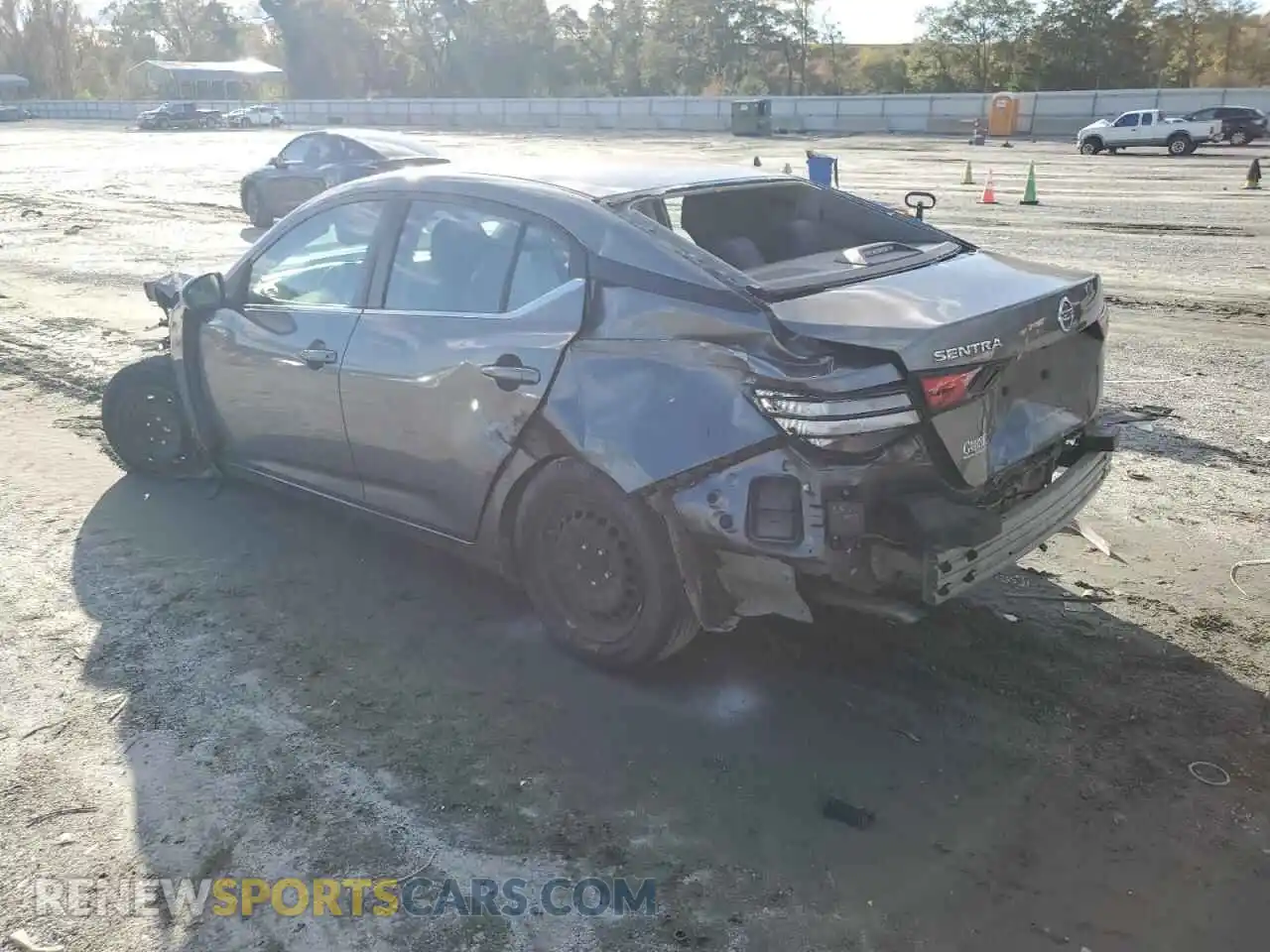 2 Photograph of a damaged car 3N1AB8BV0MY233039 NISSAN SENTRA 2021