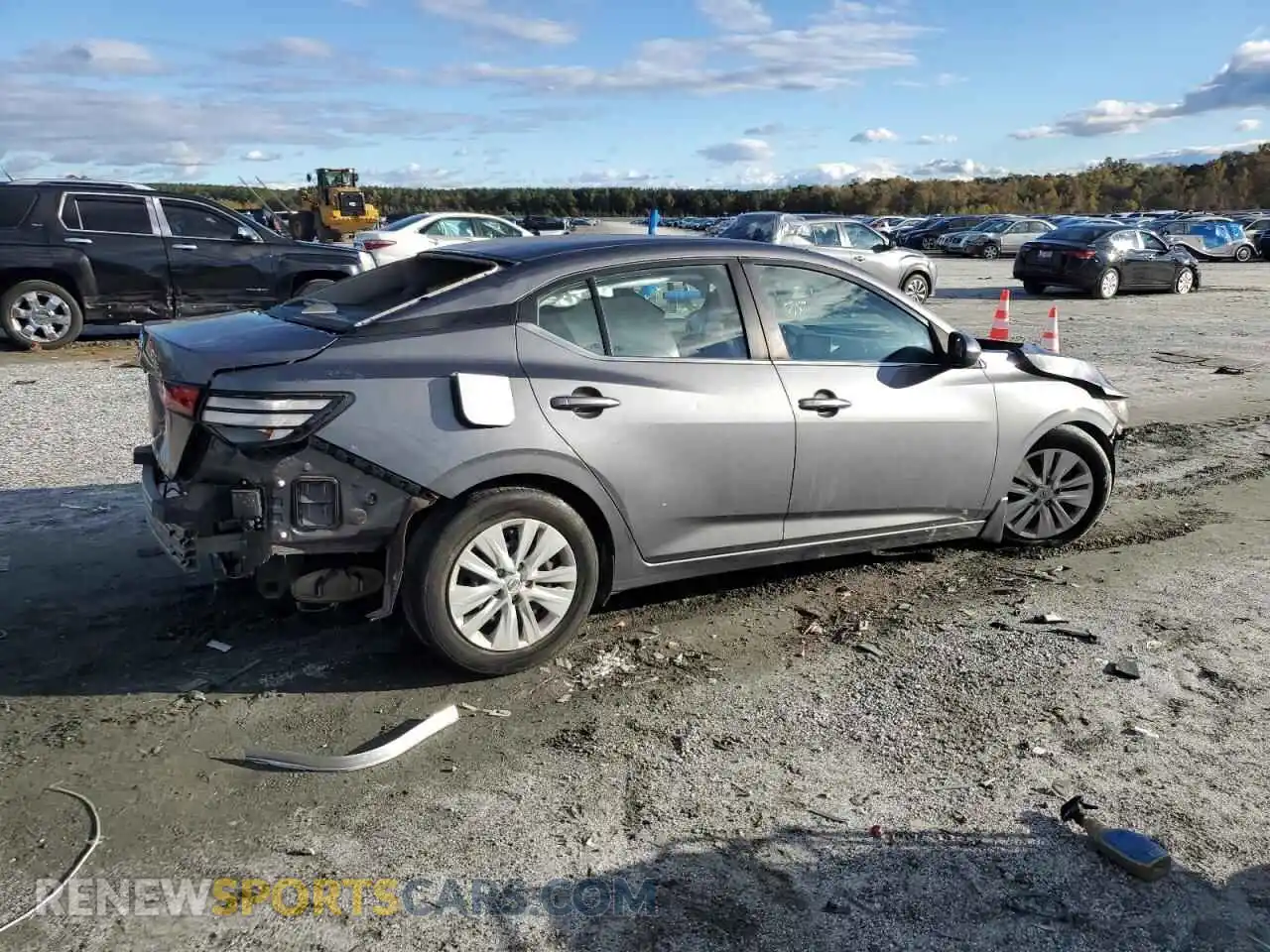 3 Photograph of a damaged car 3N1AB8BV0MY233039 NISSAN SENTRA 2021