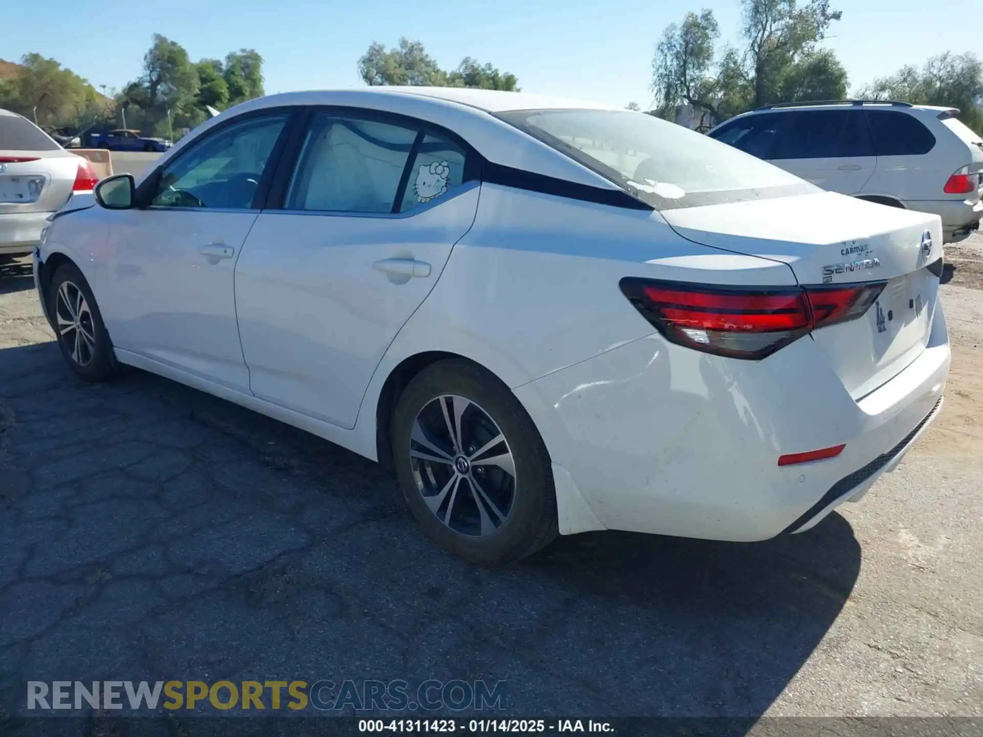 3 Photograph of a damaged car 3N1AB8BV0MY291457 NISSAN SENTRA 2021