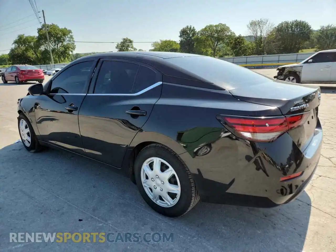 2 Photograph of a damaged car 3N1AB8BV0MY321752 NISSAN SENTRA 2021