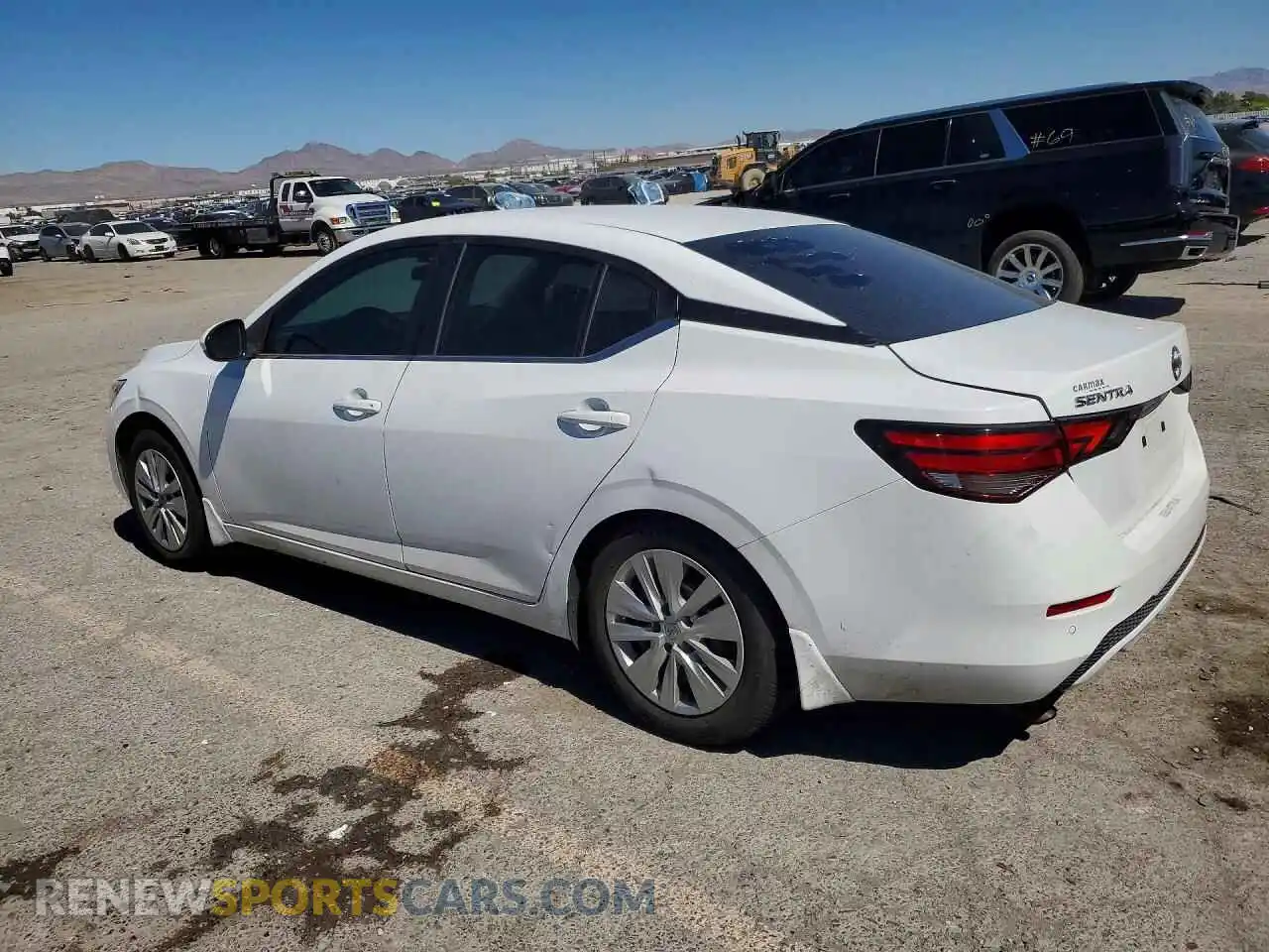 2 Photograph of a damaged car 3N1AB8BV0MY330175 NISSAN SENTRA 2021