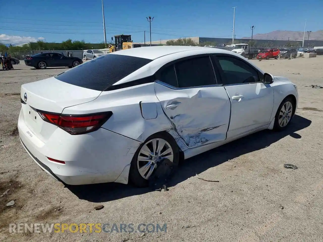 3 Photograph of a damaged car 3N1AB8BV0MY330175 NISSAN SENTRA 2021