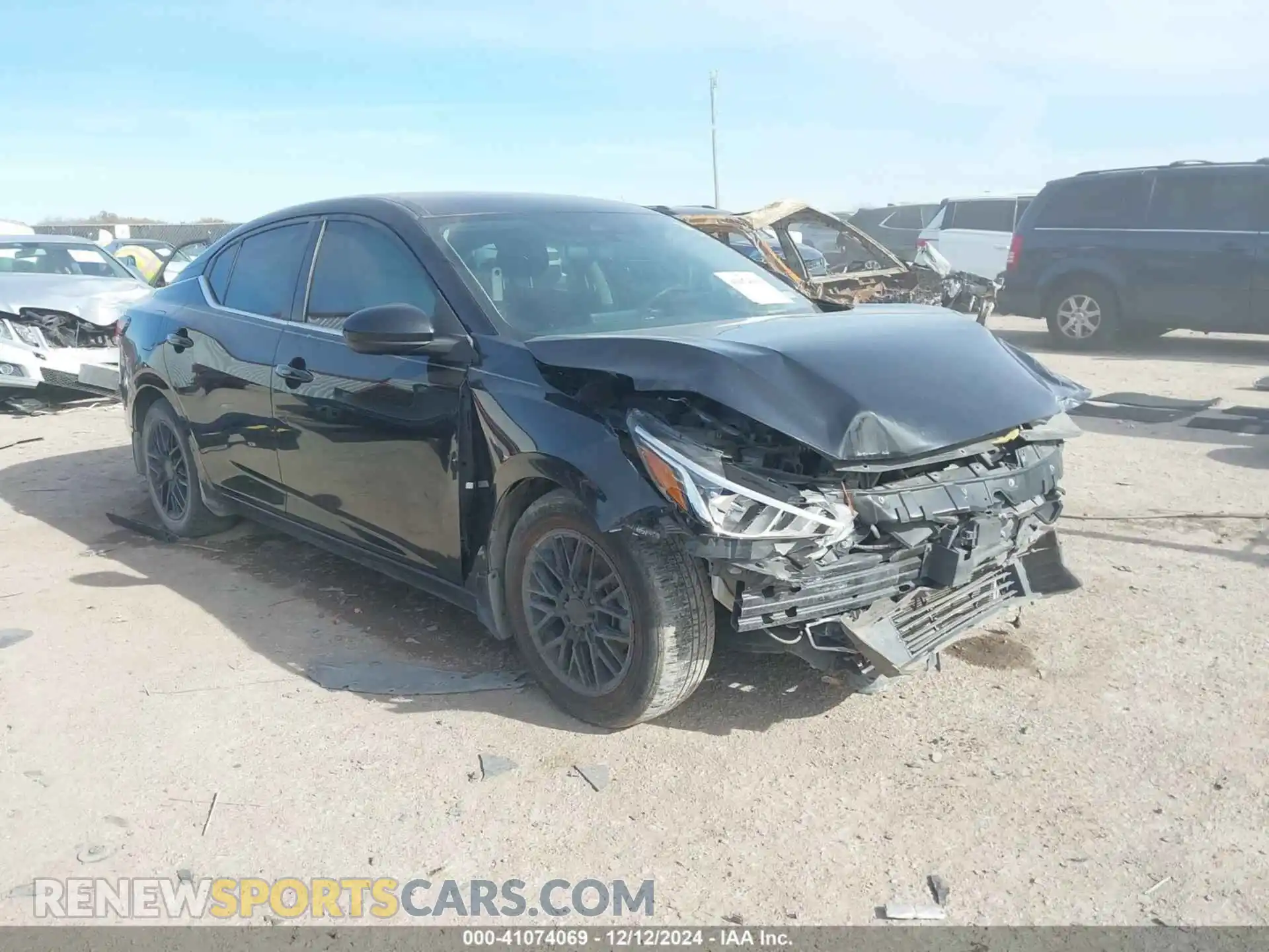 1 Photograph of a damaged car 3N1AB8BV1MY246320 NISSAN SENTRA 2021