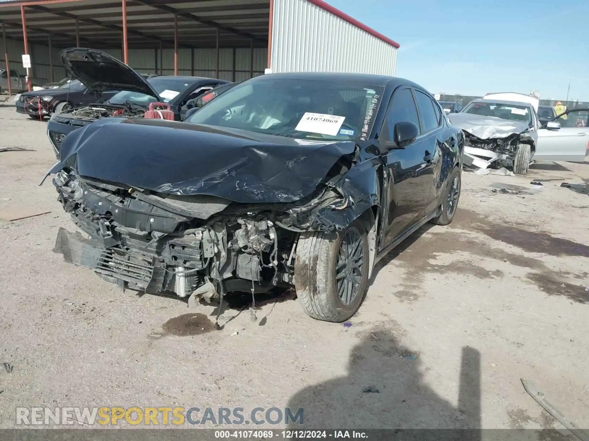 2 Photograph of a damaged car 3N1AB8BV1MY246320 NISSAN SENTRA 2021