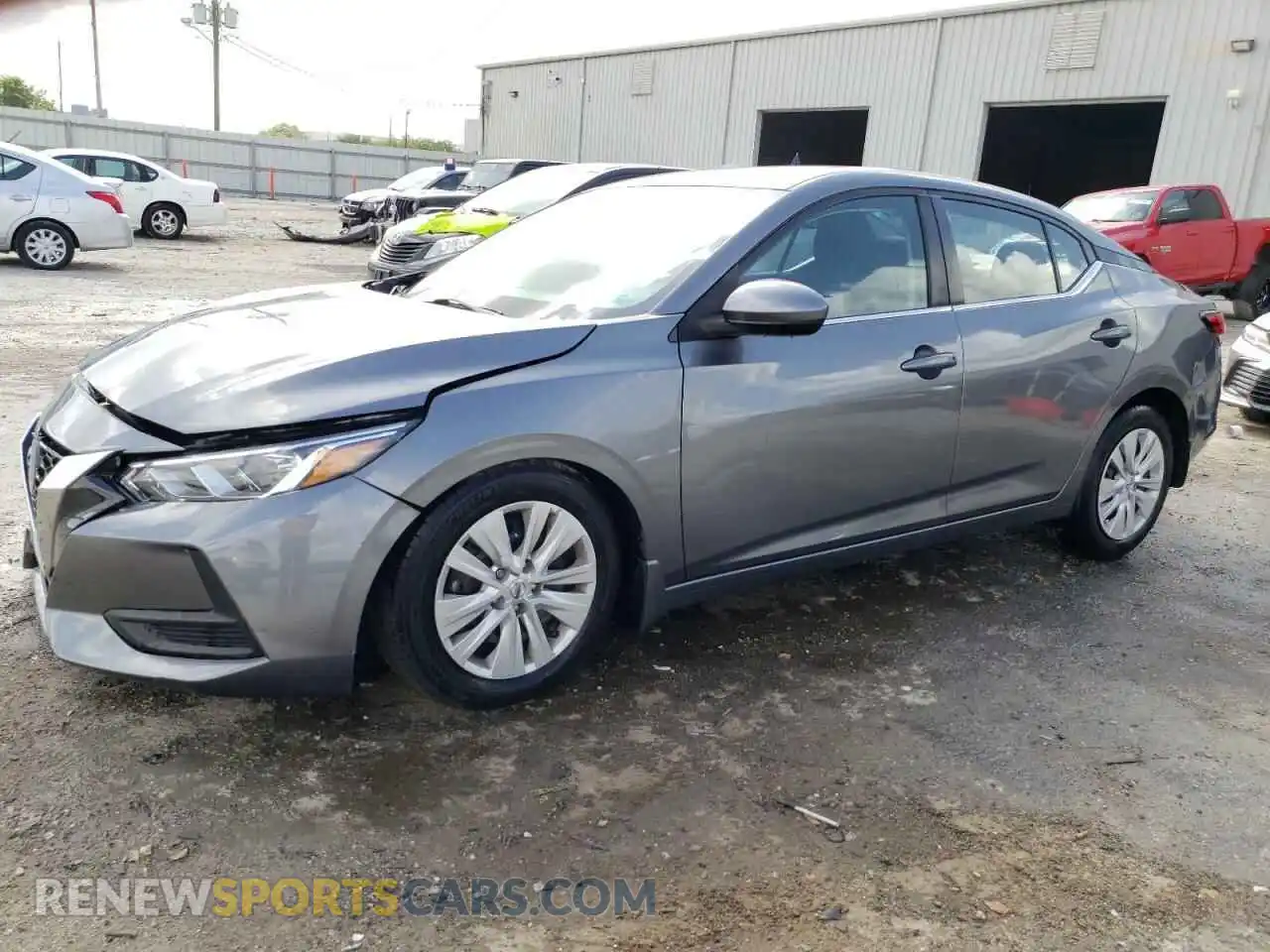 1 Photograph of a damaged car 3N1AB8BV1MY249282 NISSAN SENTRA 2021
