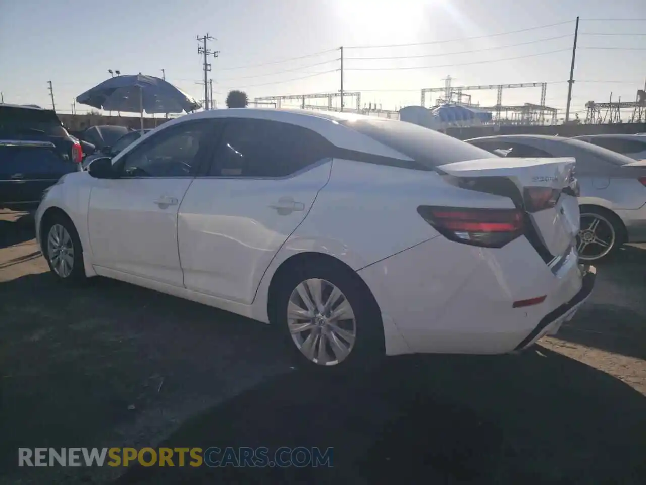 2 Photograph of a damaged car 3N1AB8BV1MY255180 NISSAN SENTRA 2021