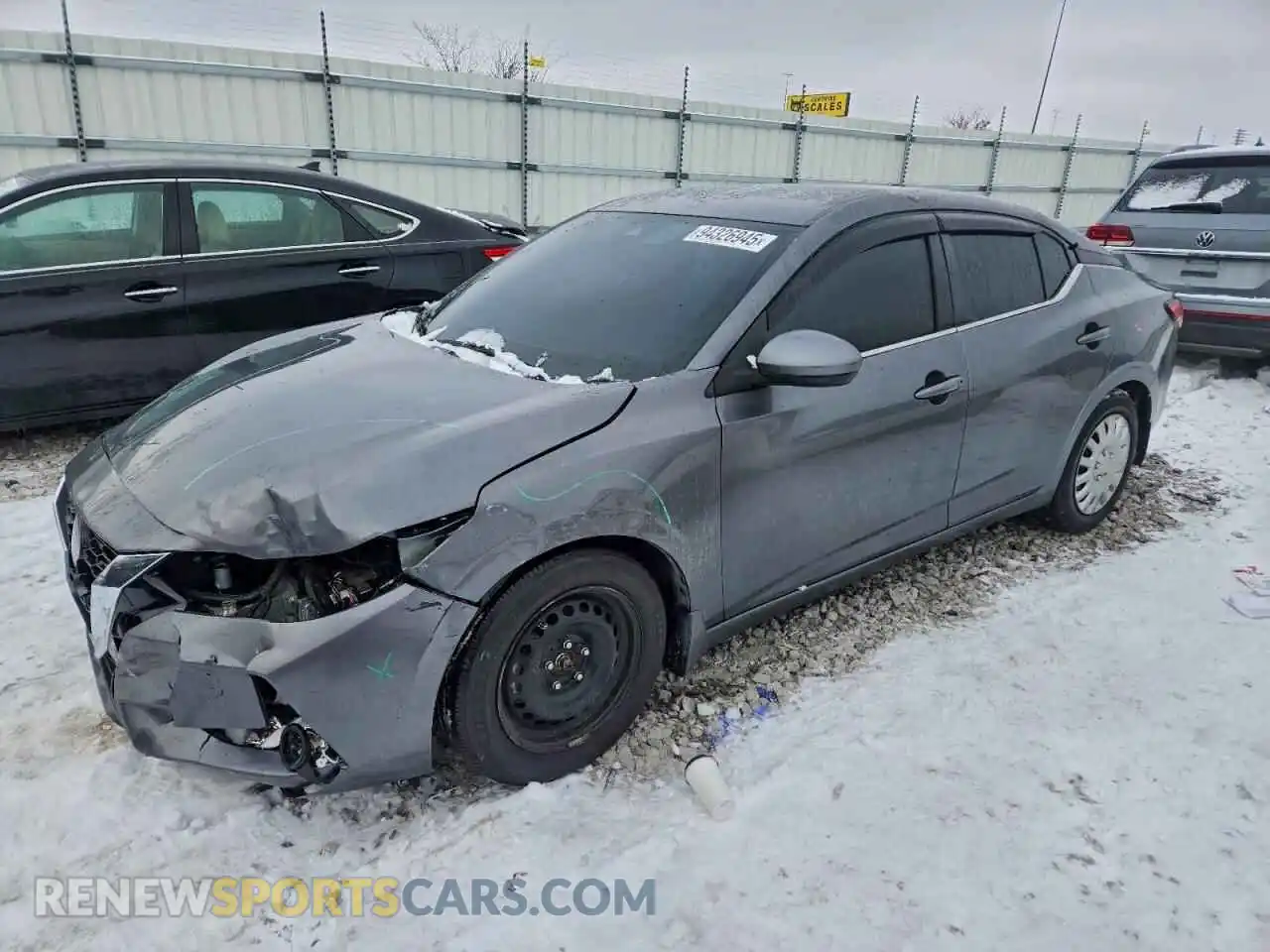 1 Photograph of a damaged car 3N1AB8BV1MY262310 NISSAN SENTRA 2021