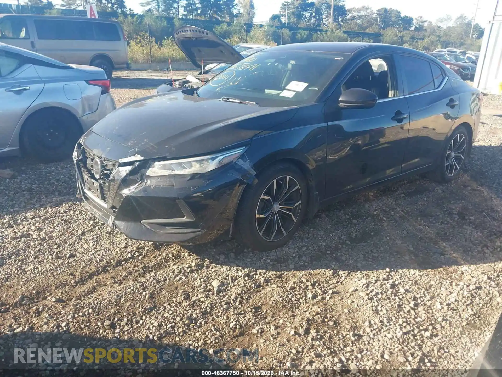 2 Photograph of a damaged car 3N1AB8BV1MY265241 NISSAN SENTRA 2021