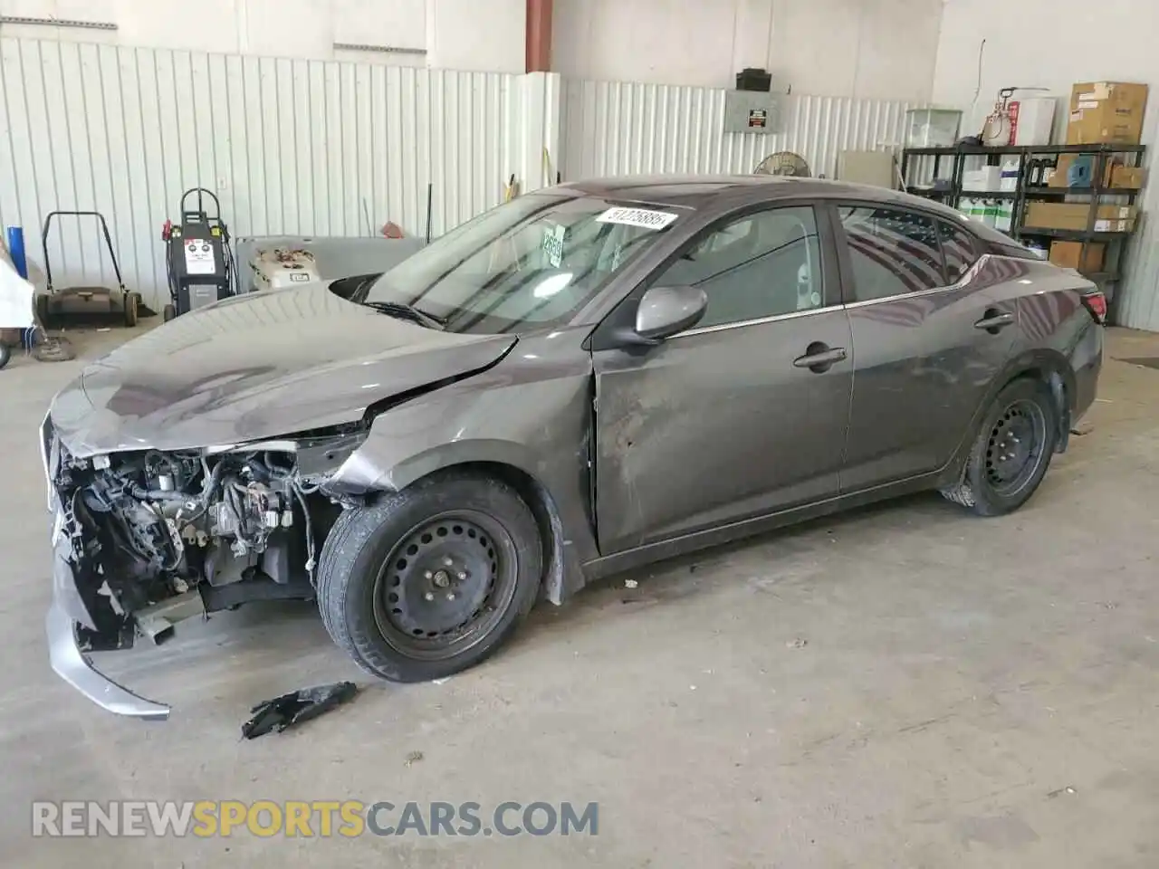 1 Photograph of a damaged car 3N1AB8BV1MY279656 NISSAN SENTRA 2021