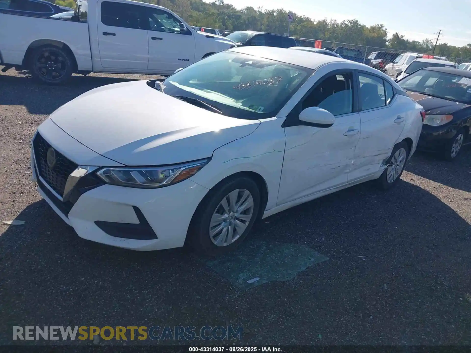 2 Photograph of a damaged car 3N1AB8BV1MY281472 NISSAN SENTRA 2021