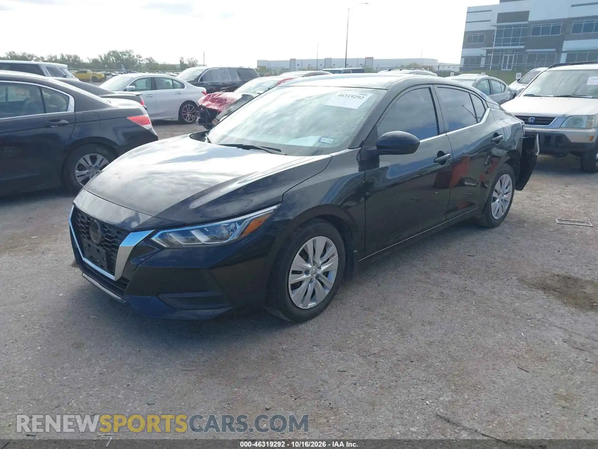 2 Photograph of a damaged car 3N1AB8BV1MY290401 NISSAN SENTRA 2021