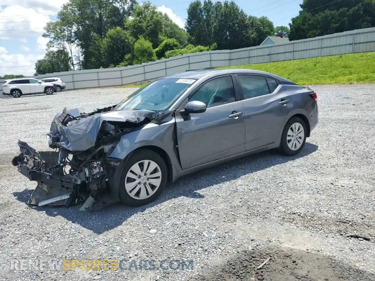 1 Photograph of a damaged car 3N1AB8BV1MY302014 NISSAN SENTRA 2021
