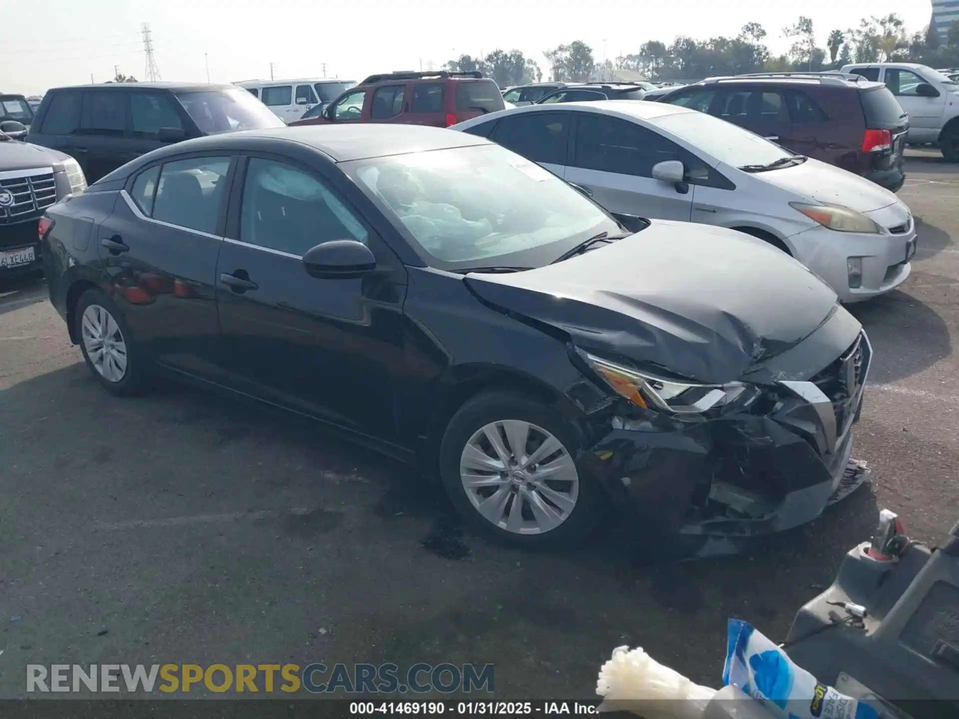 1 Photograph of a damaged car 3N1AB8BV1MY302479 NISSAN SENTRA 2021