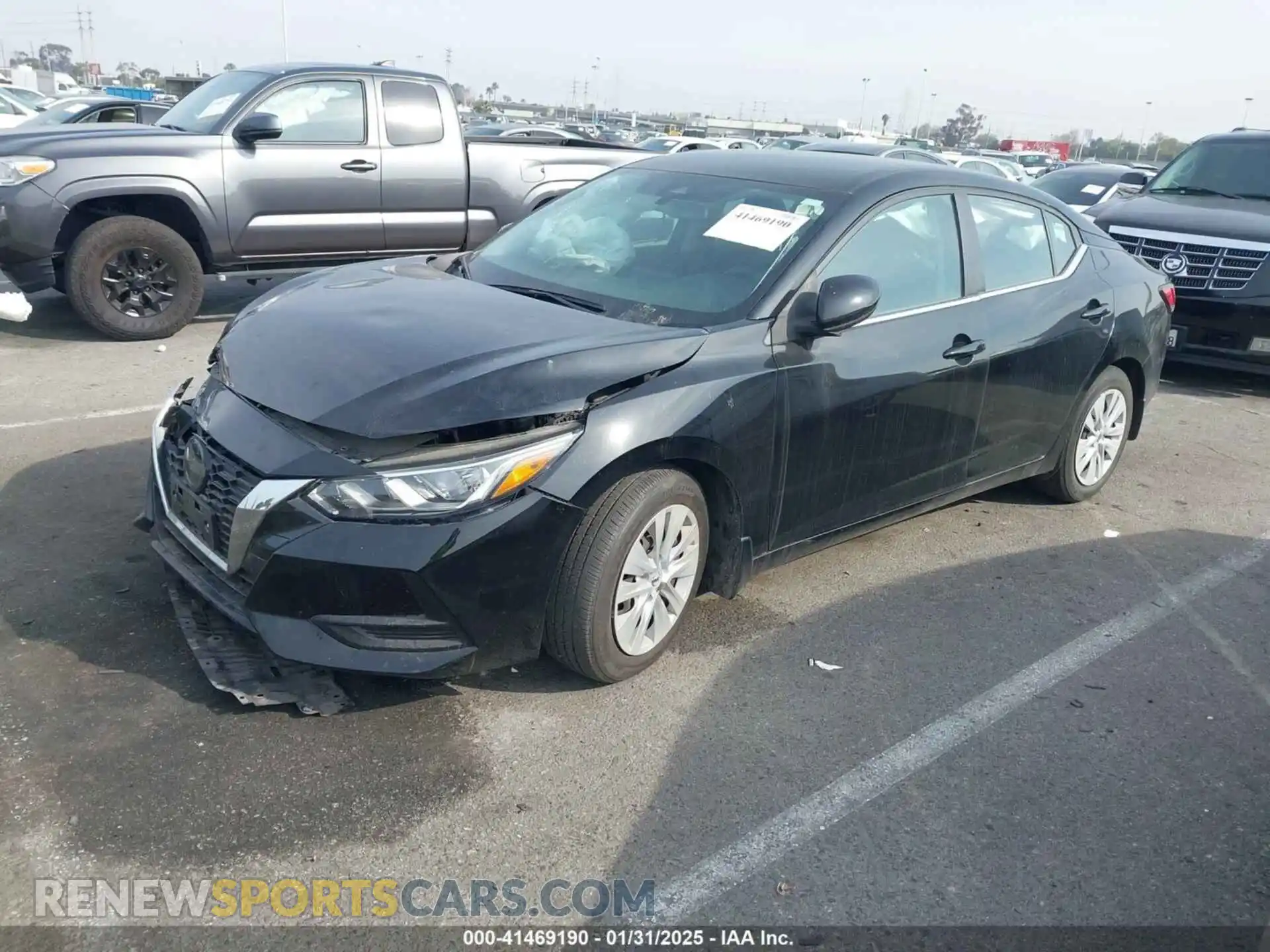 2 Photograph of a damaged car 3N1AB8BV1MY302479 NISSAN SENTRA 2021