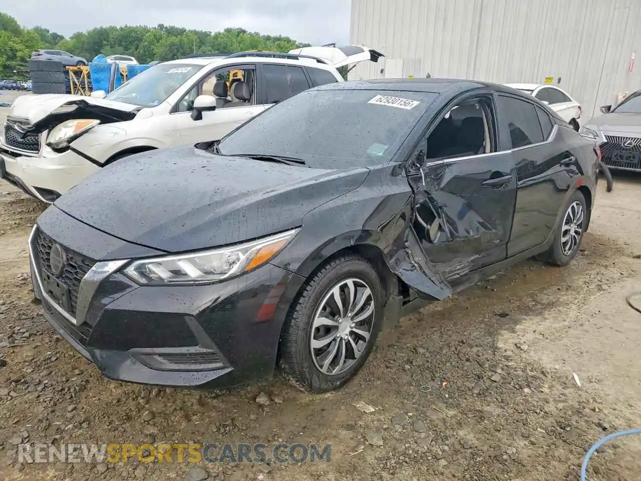 1 Photograph of a damaged car 3N1AB8BV1MY303227 NISSAN SENTRA 2021